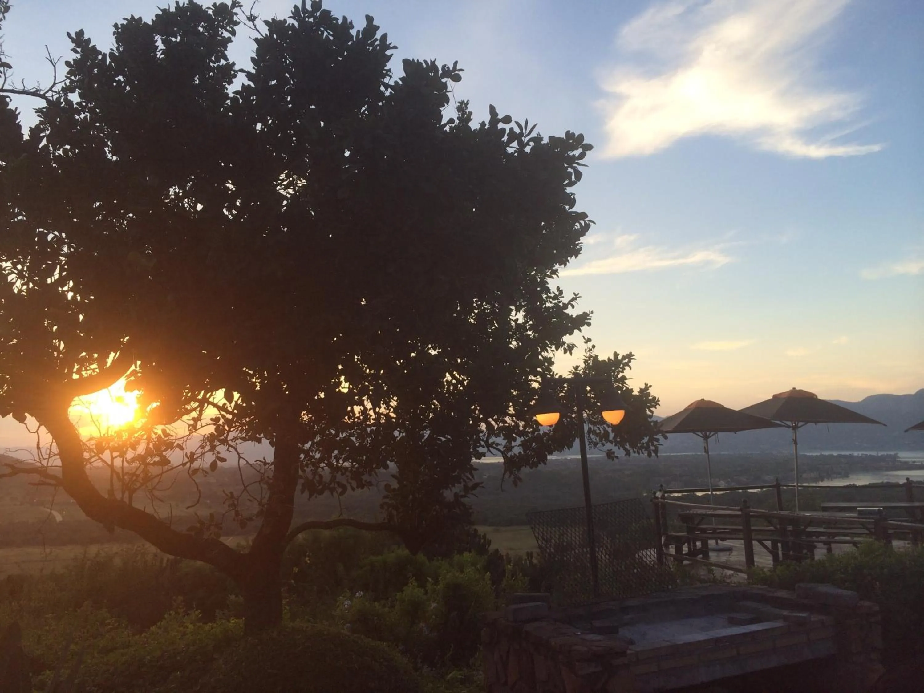 Patio in La Montagne Guest Lodge