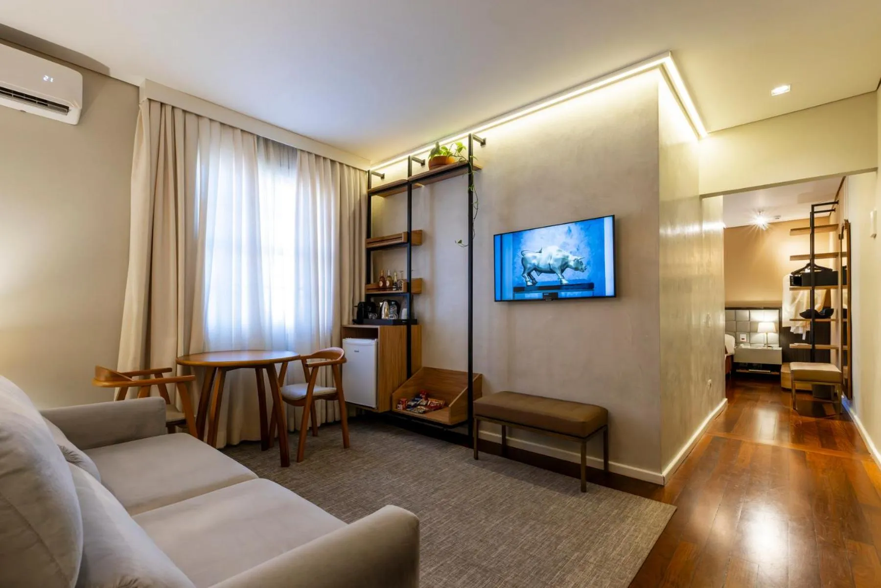 Seating area in Sanma Hotel