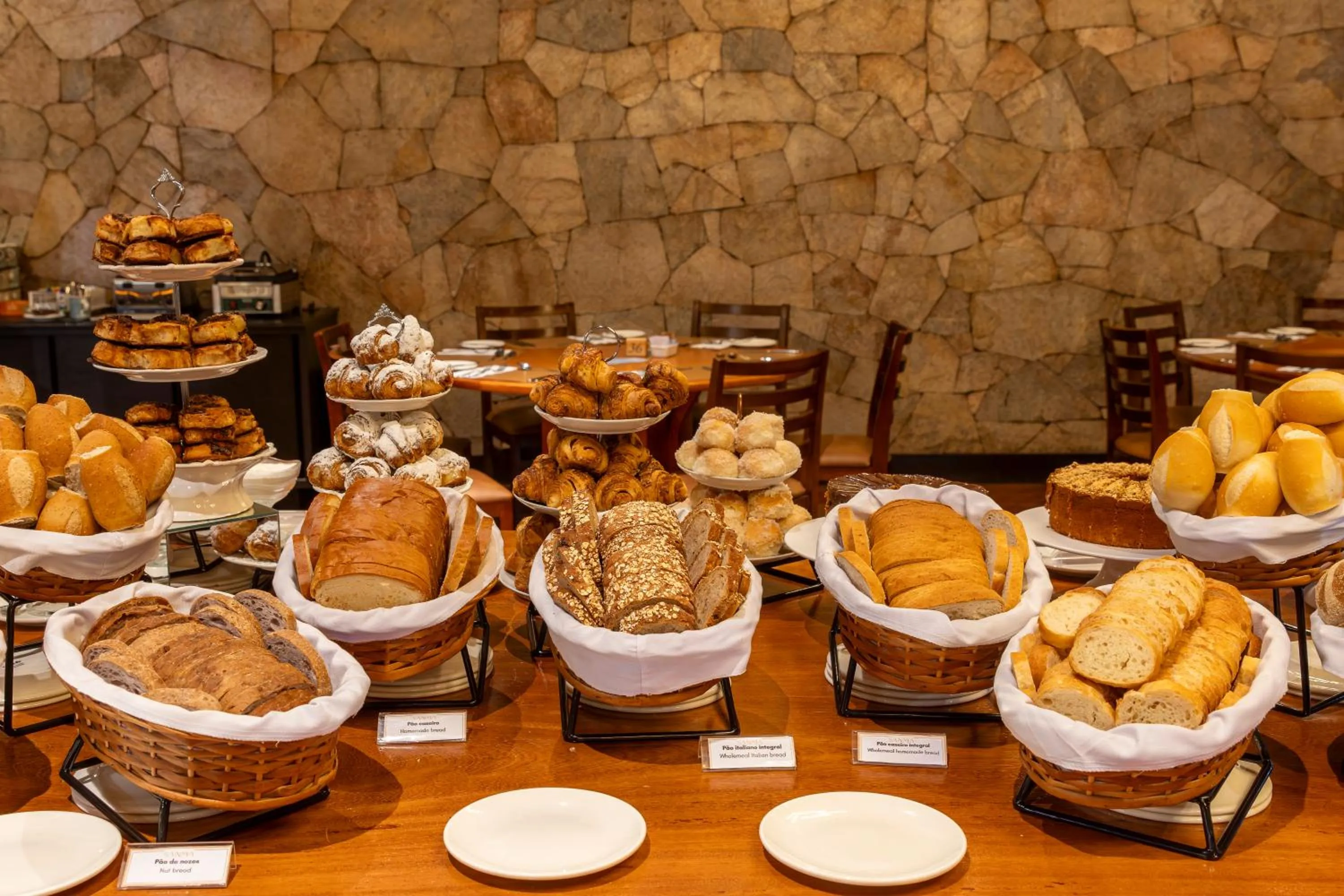 Buffet breakfast in Sanma Hotel