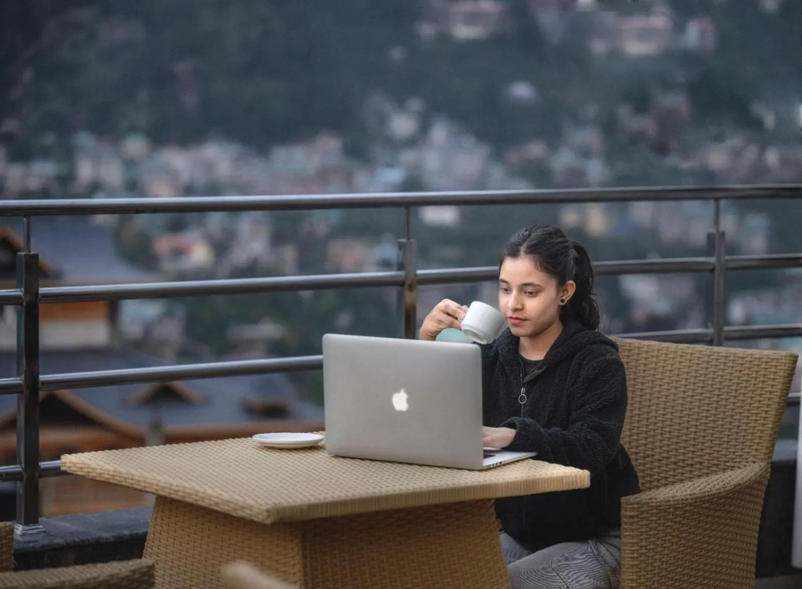Balcony/Terrace in Azure Chandertal Regency Hotel And Spa
