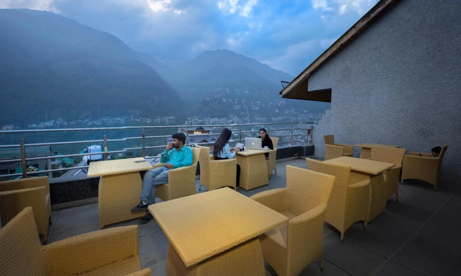 Balcony/Terrace in Azure Chandertal Regency Hotel And Spa