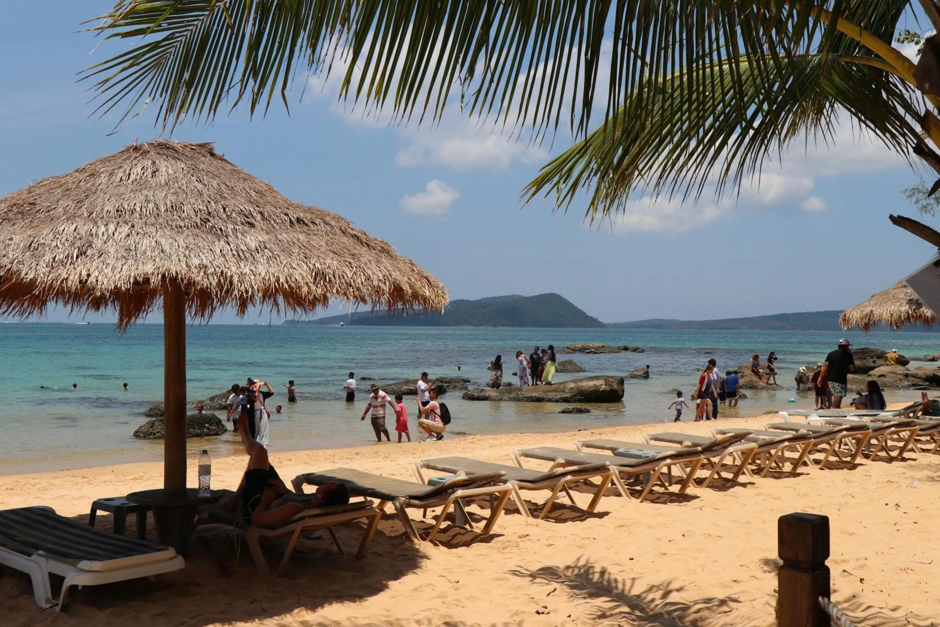People in Tree House Bungalows