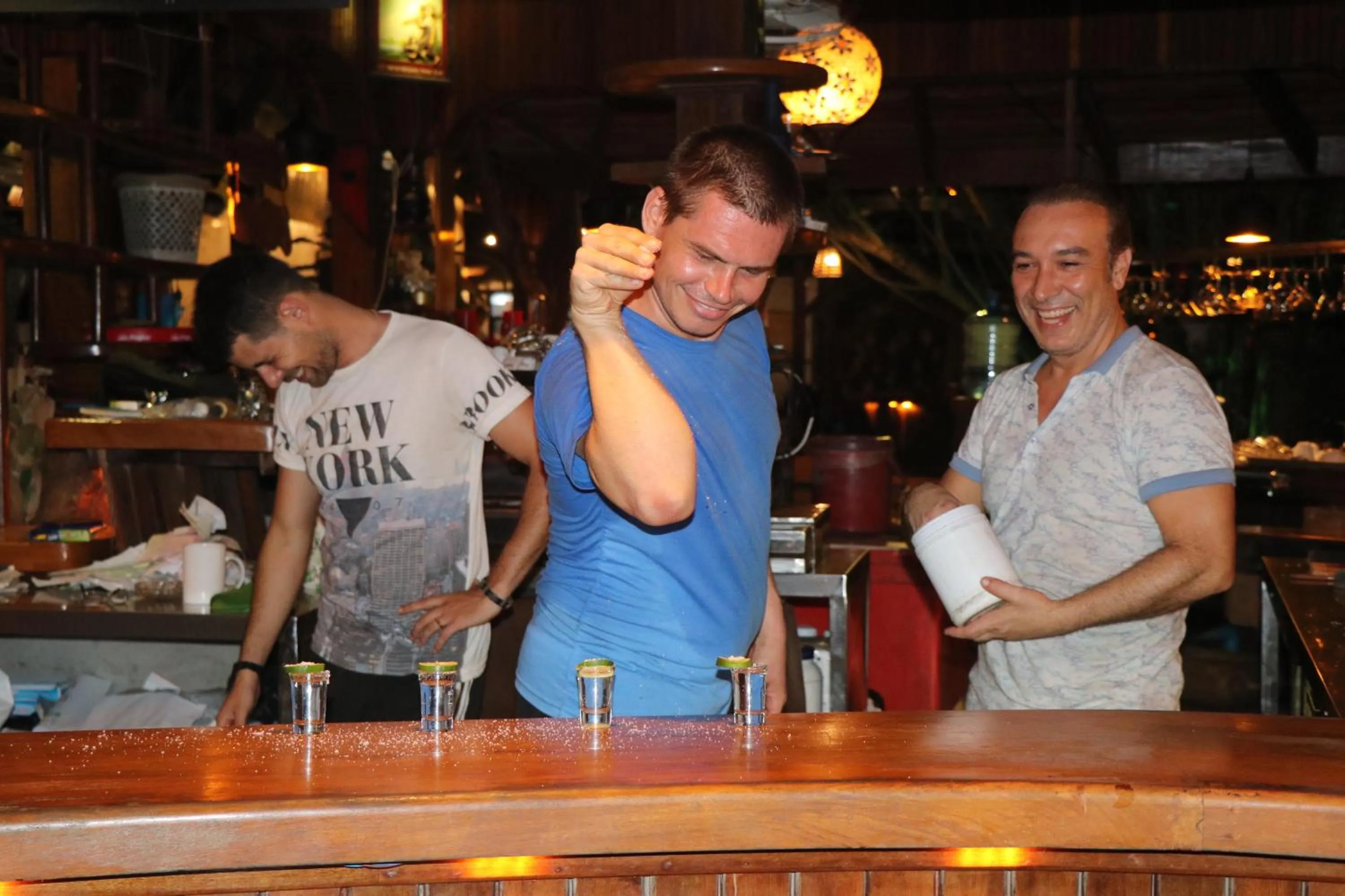 Lounge or bar in Tree House Bungalows