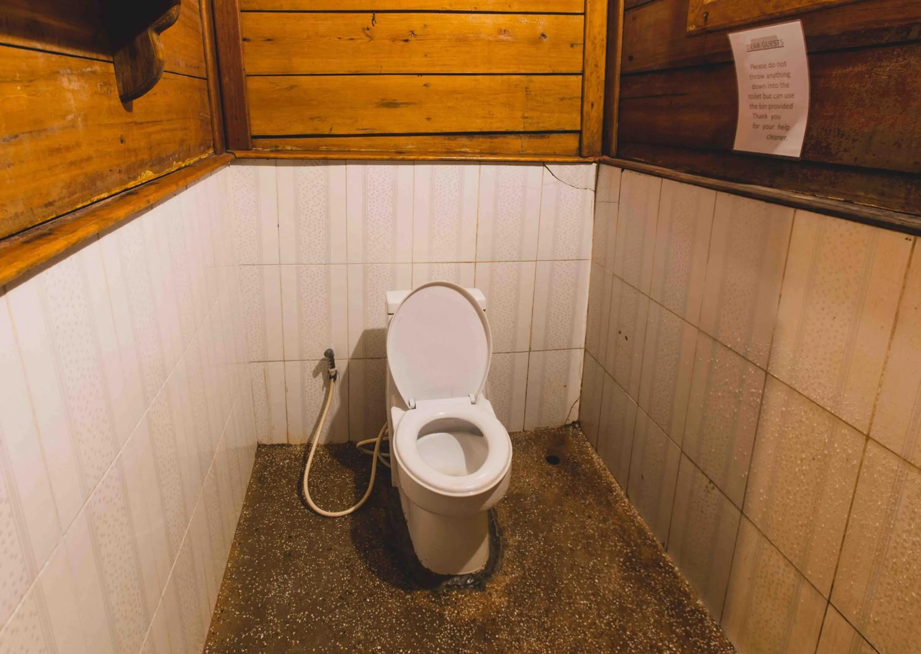 Toilet in Tree House Bungalows