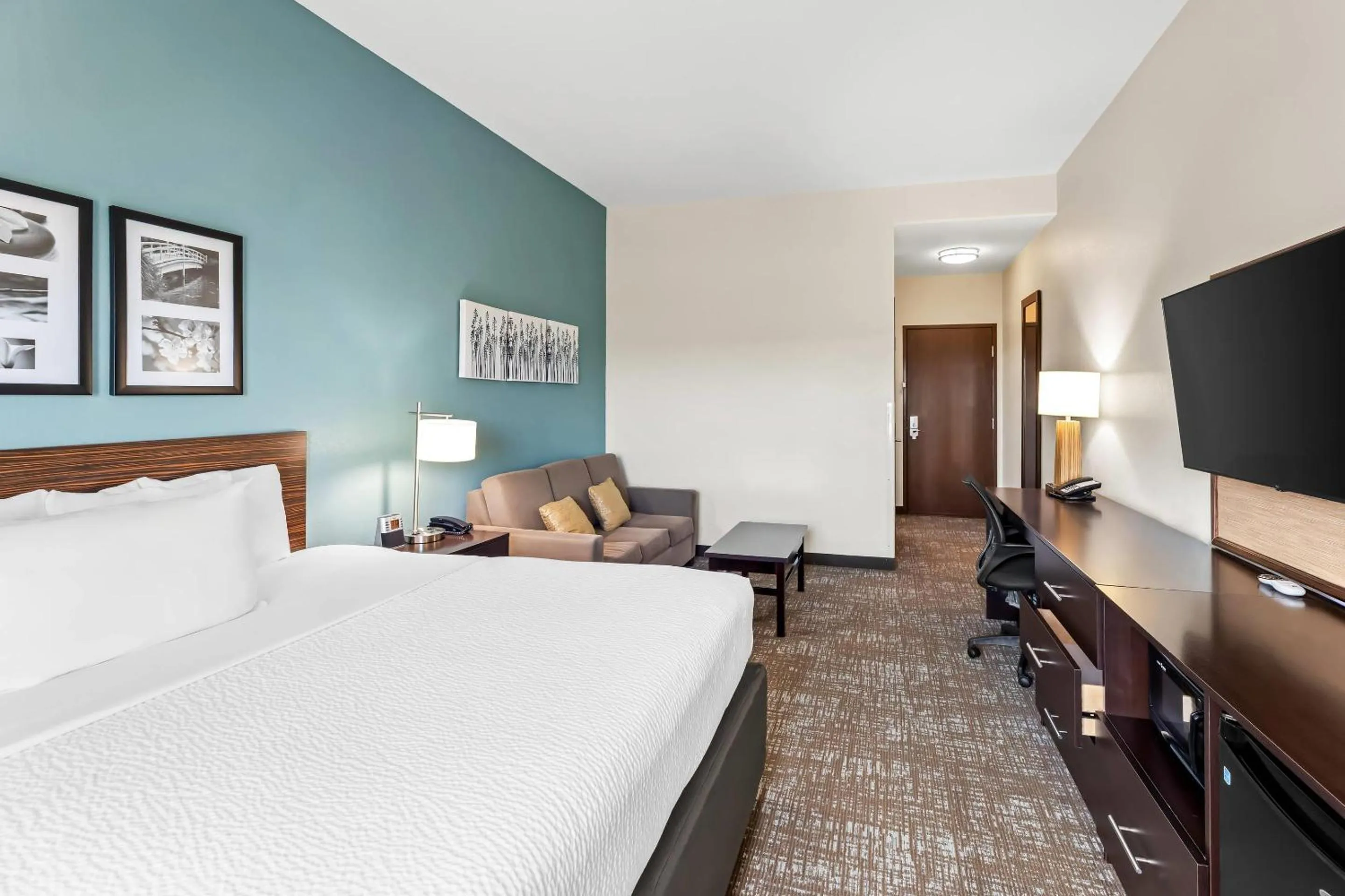 Bedroom, Bed in Sleep Inn Lufkin