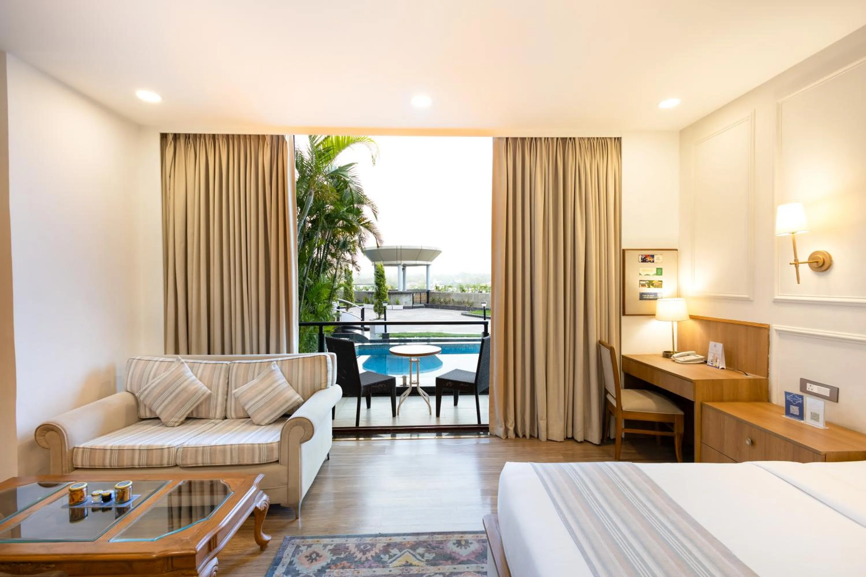 Mountain view, Bed in The BellaVista Hotel Chandigarh Panchkula