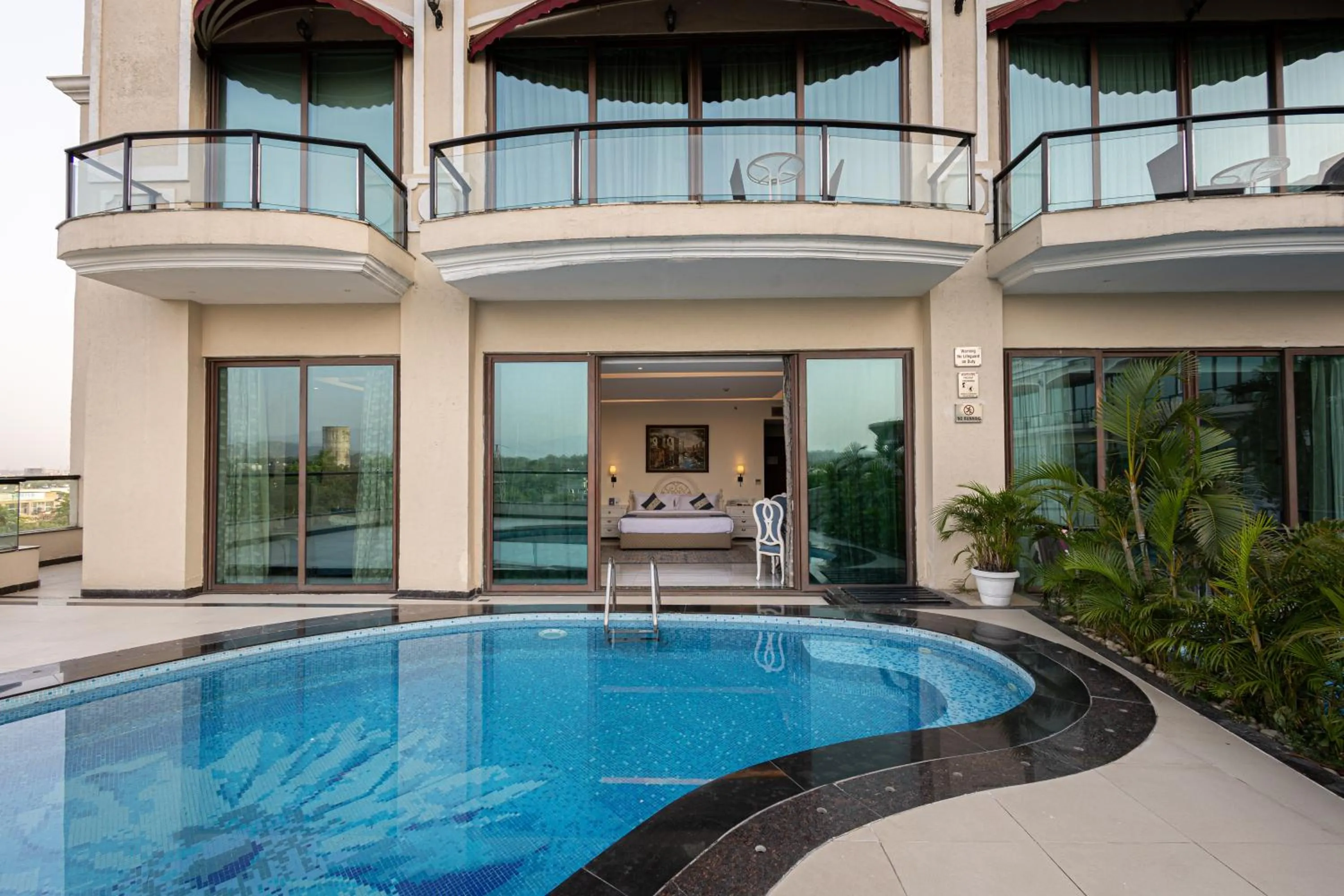 Swimming pool in The BellaVista Hotel Chandigarh Panchkula