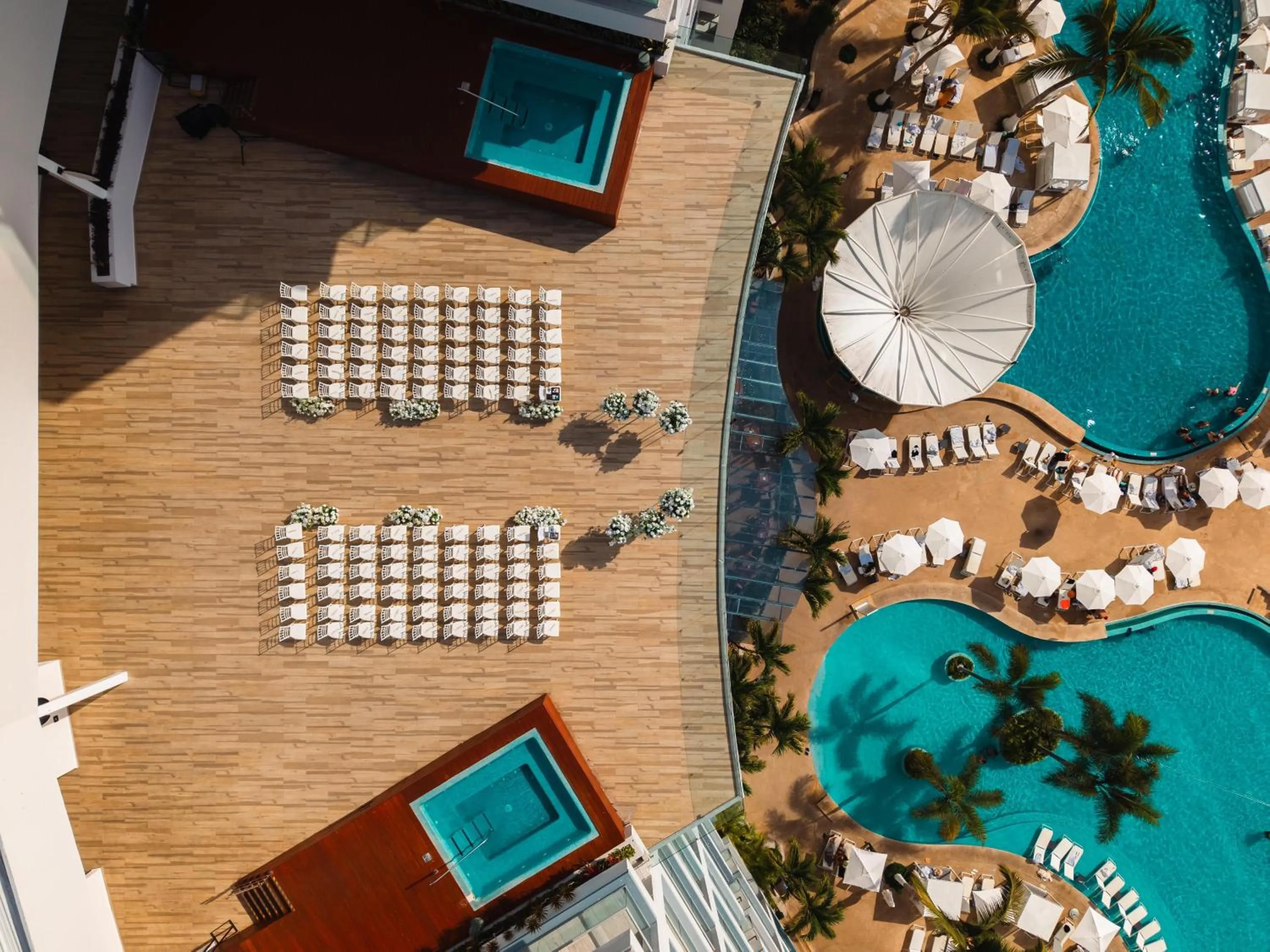 Pool view in Hilton Vallarta Riviera All-Inclusive Resort,Puerto Vallarta