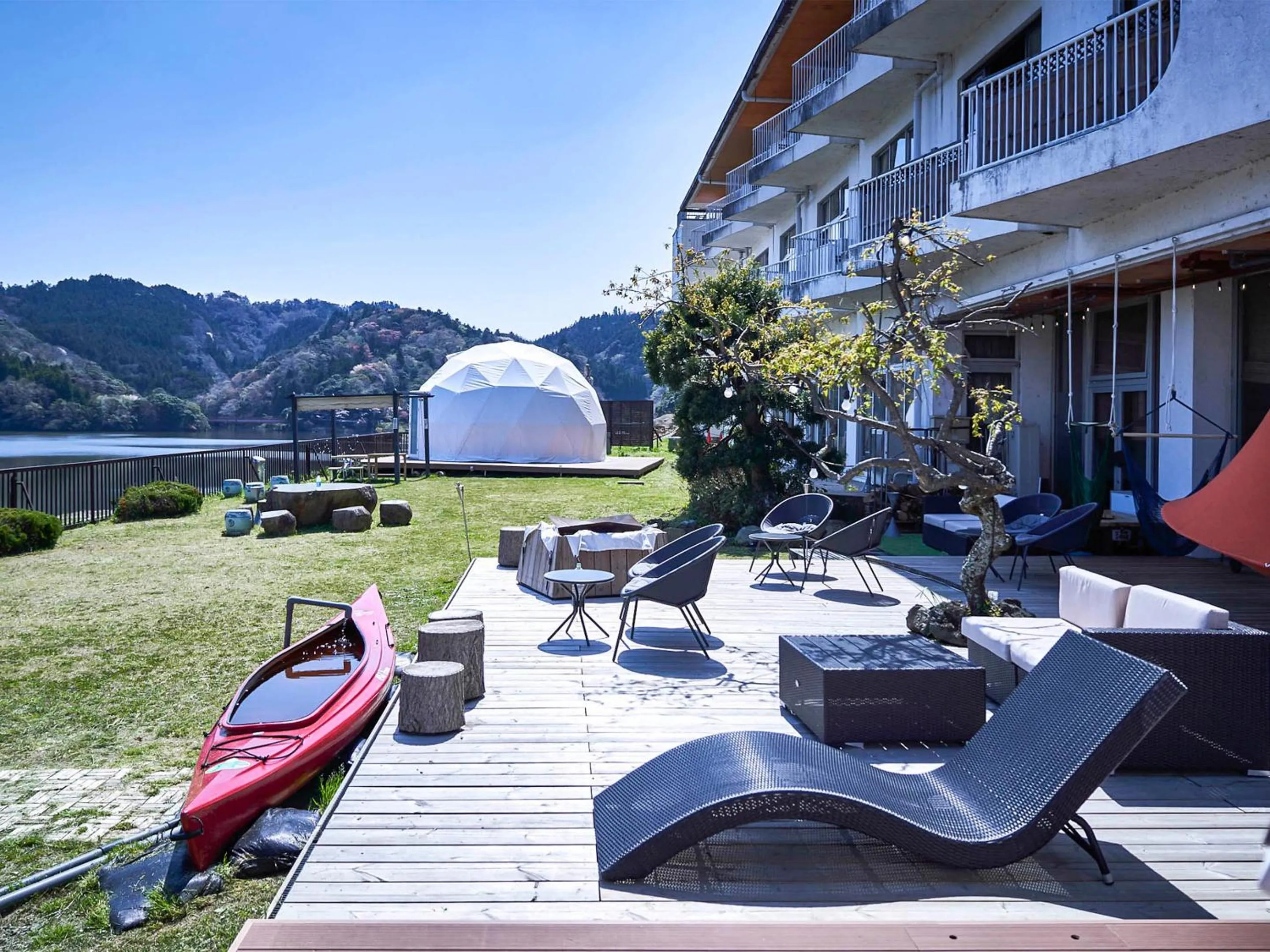 Area and facilities in Kameyama Onsen Hotel