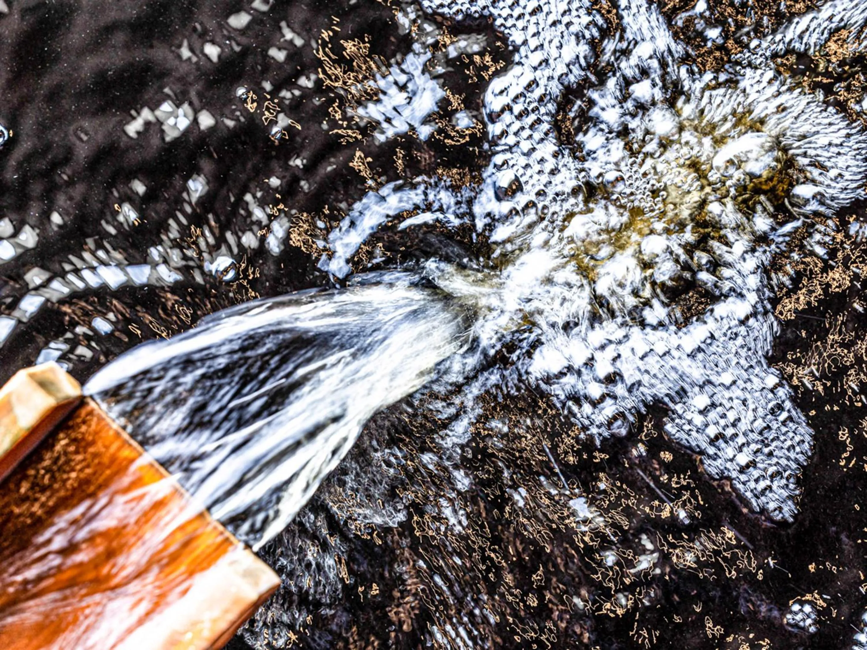 Hot Spring Bath in Kameyama Onsen Hotel