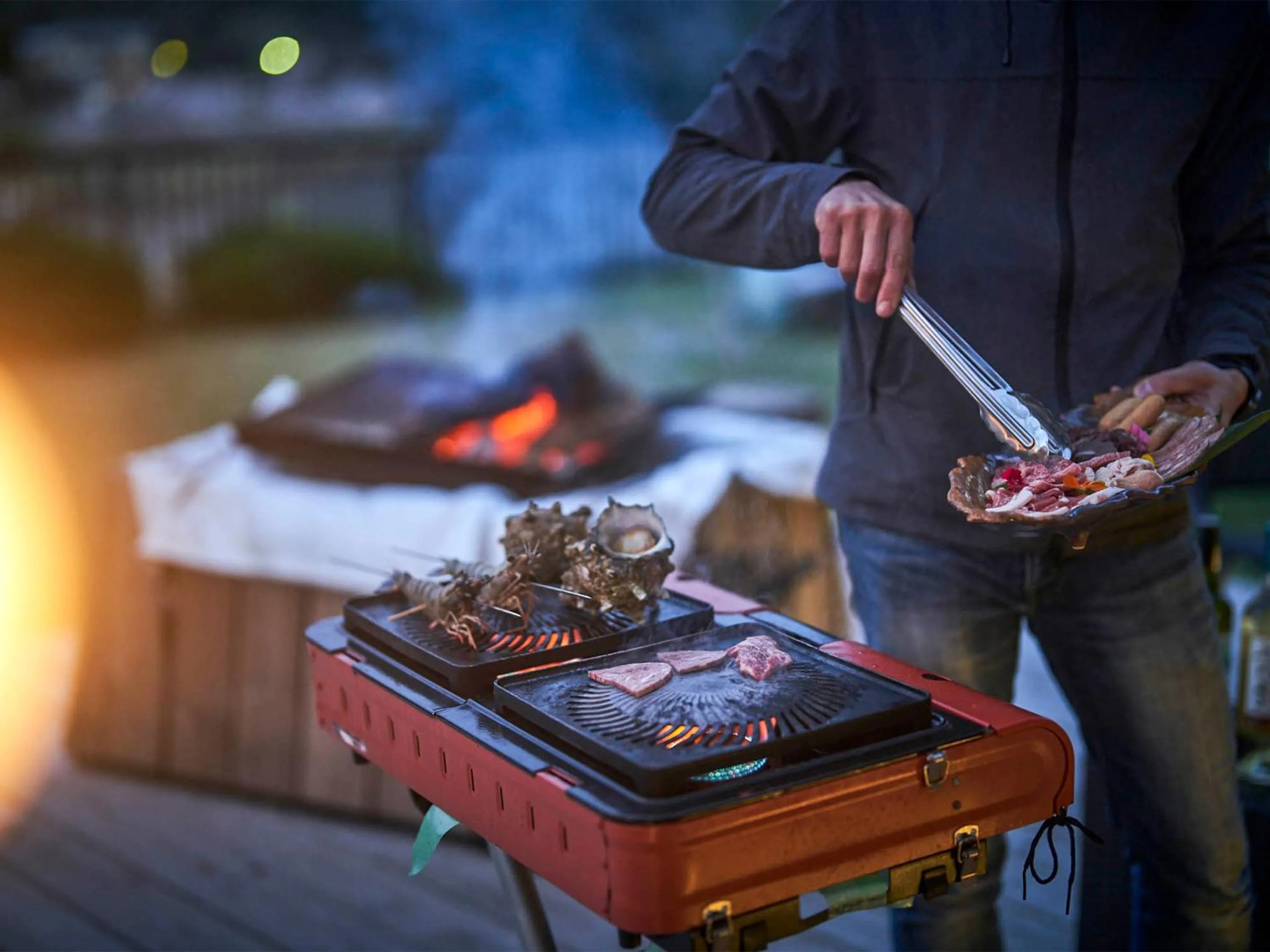BBQ facilities in Kameyama Onsen Hotel