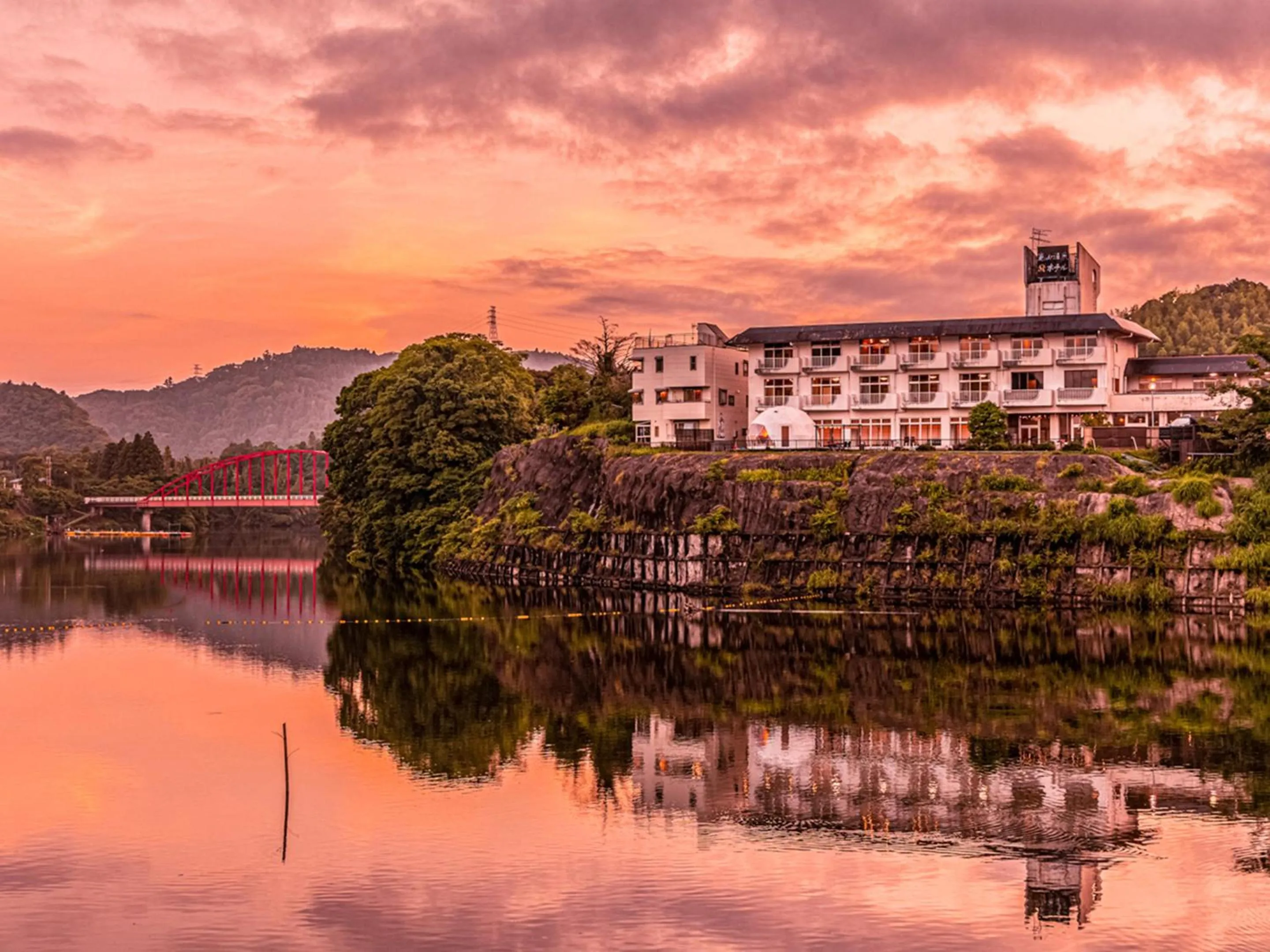 Property building in Kameyama Onsen Hotel