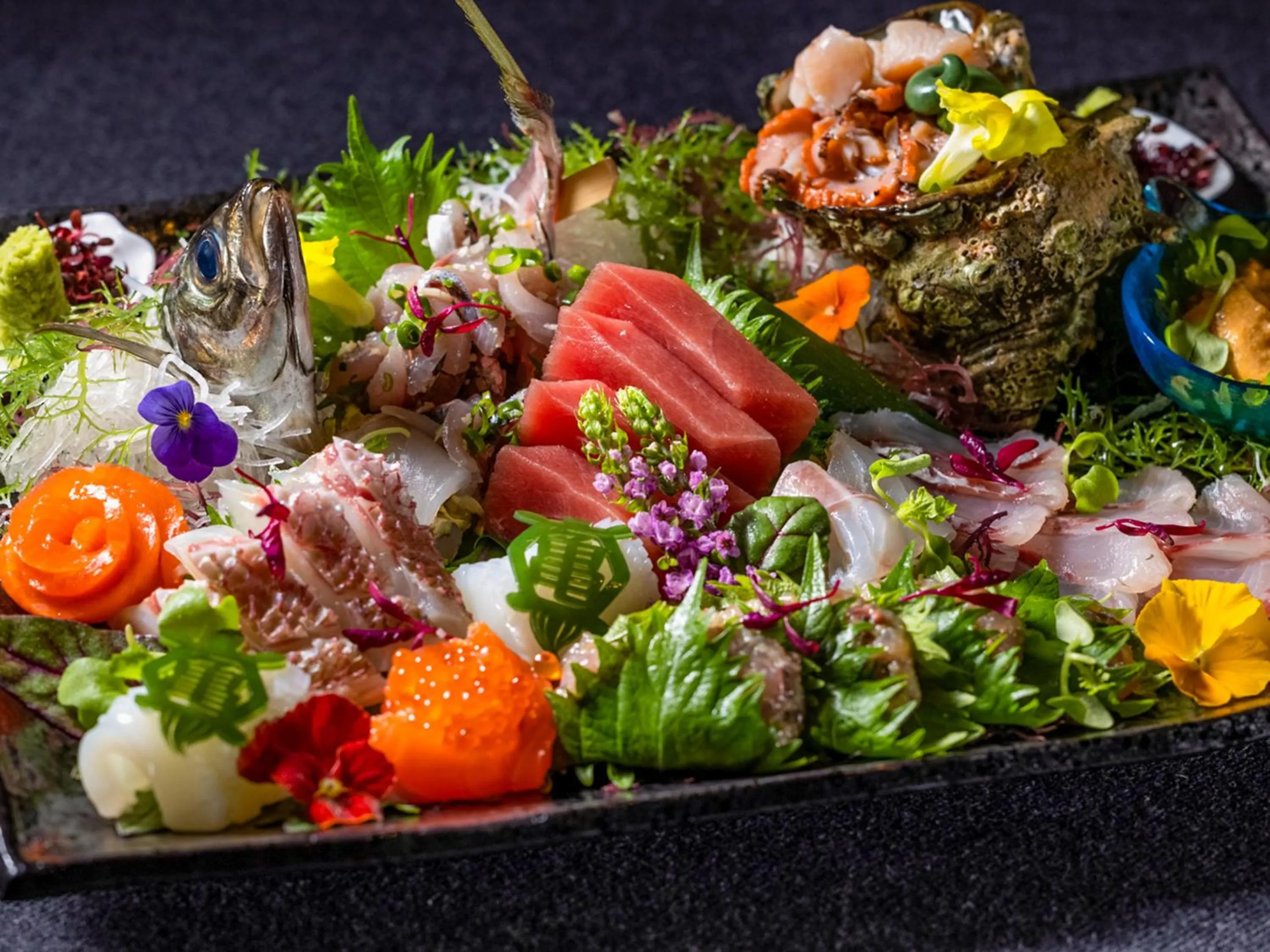 Dinner in Kameyama Onsen Hotel