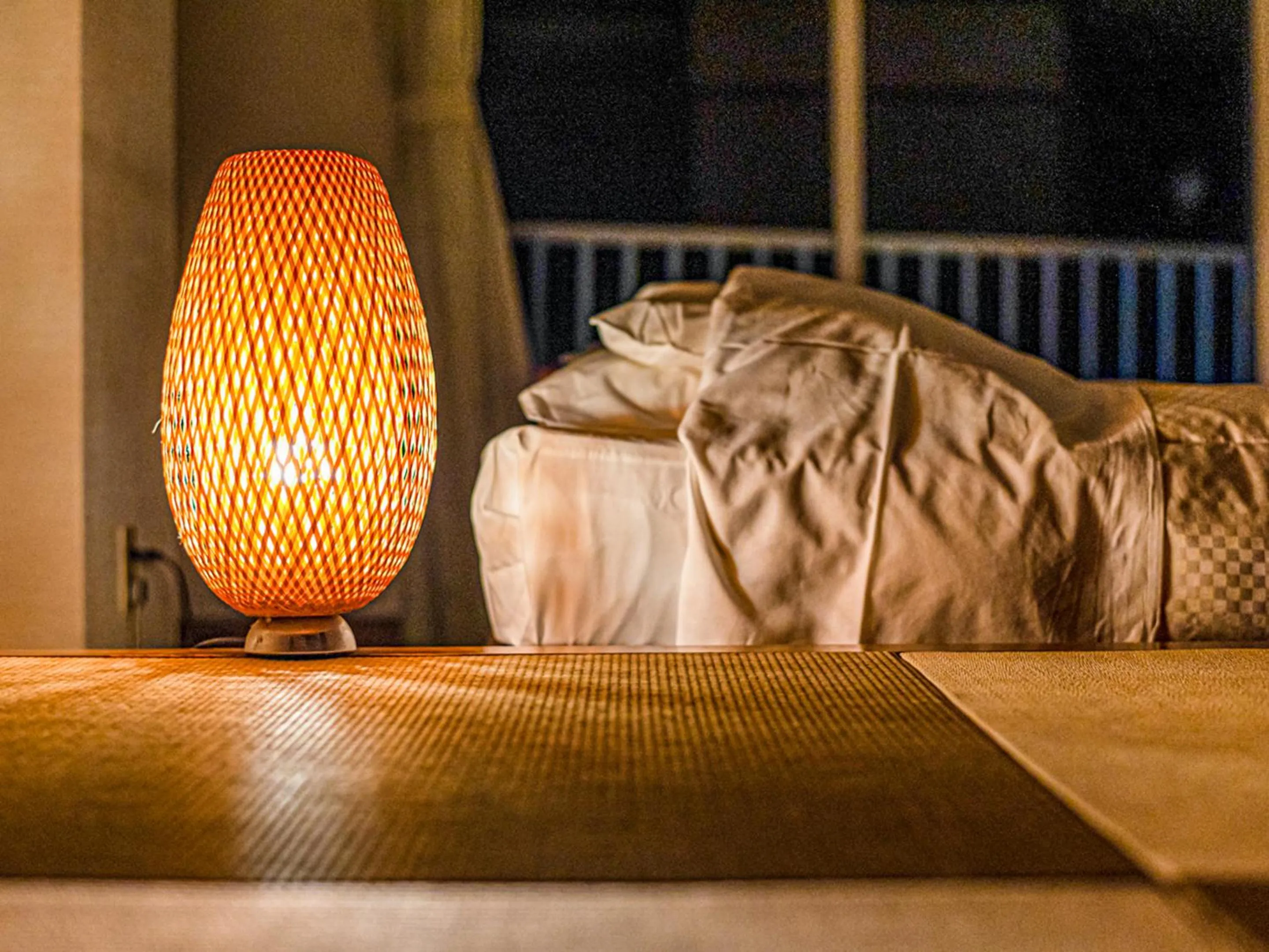 Photo of the whole room, Bed in Kameyama Onsen Hotel