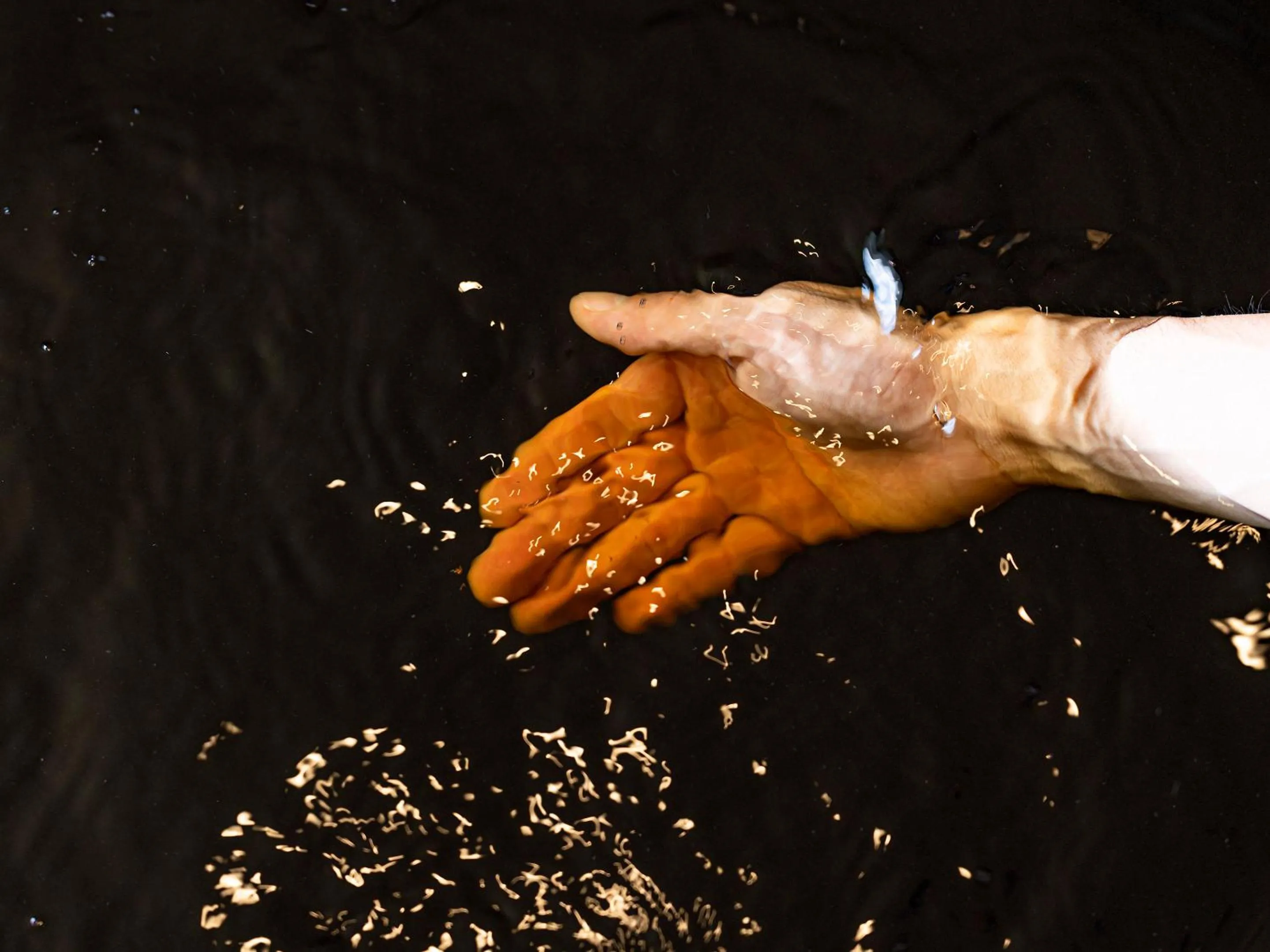 Hot Spring Bath in Kameyama Onsen Hotel