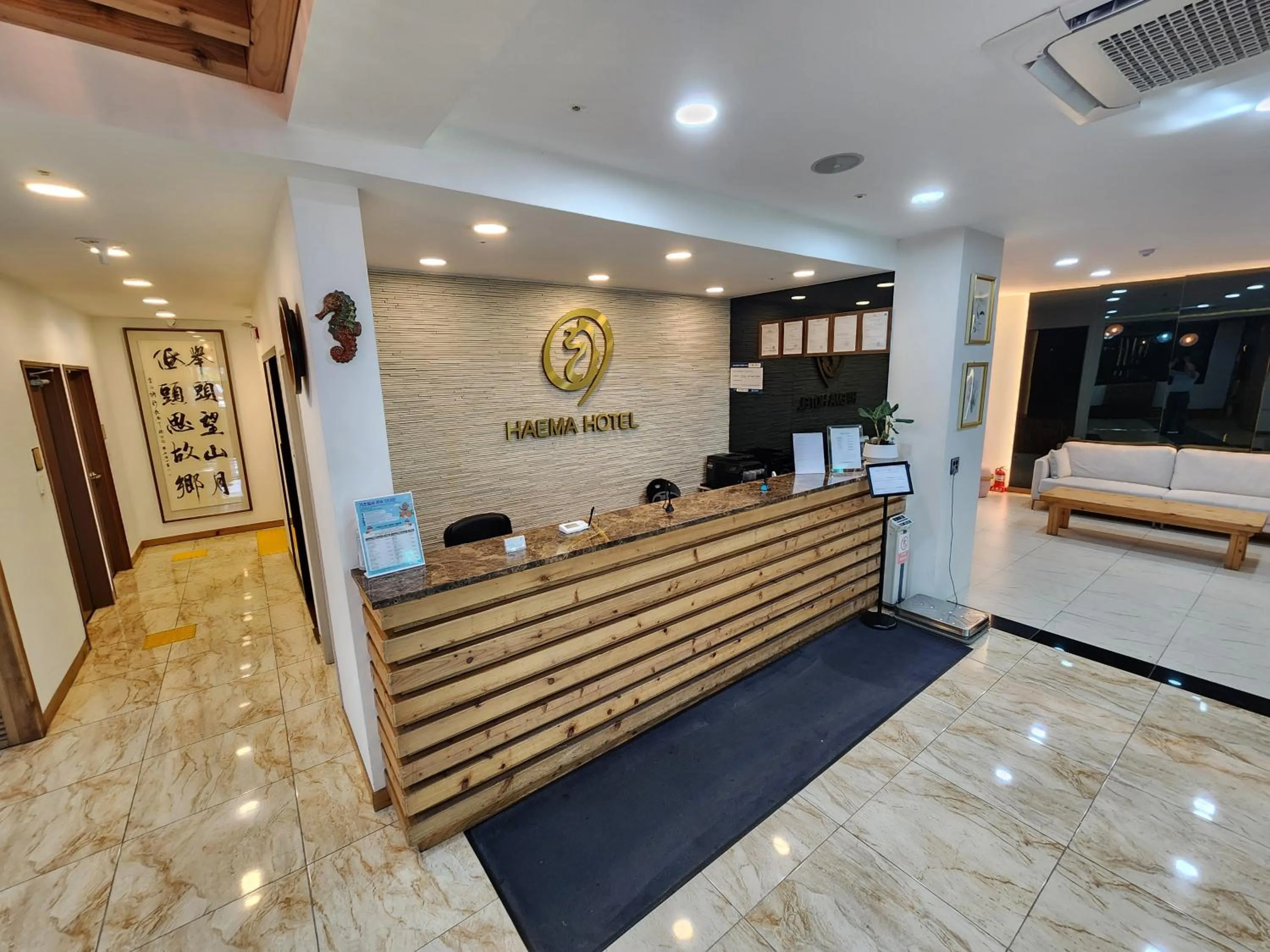 Lobby or reception in Hotel Haema