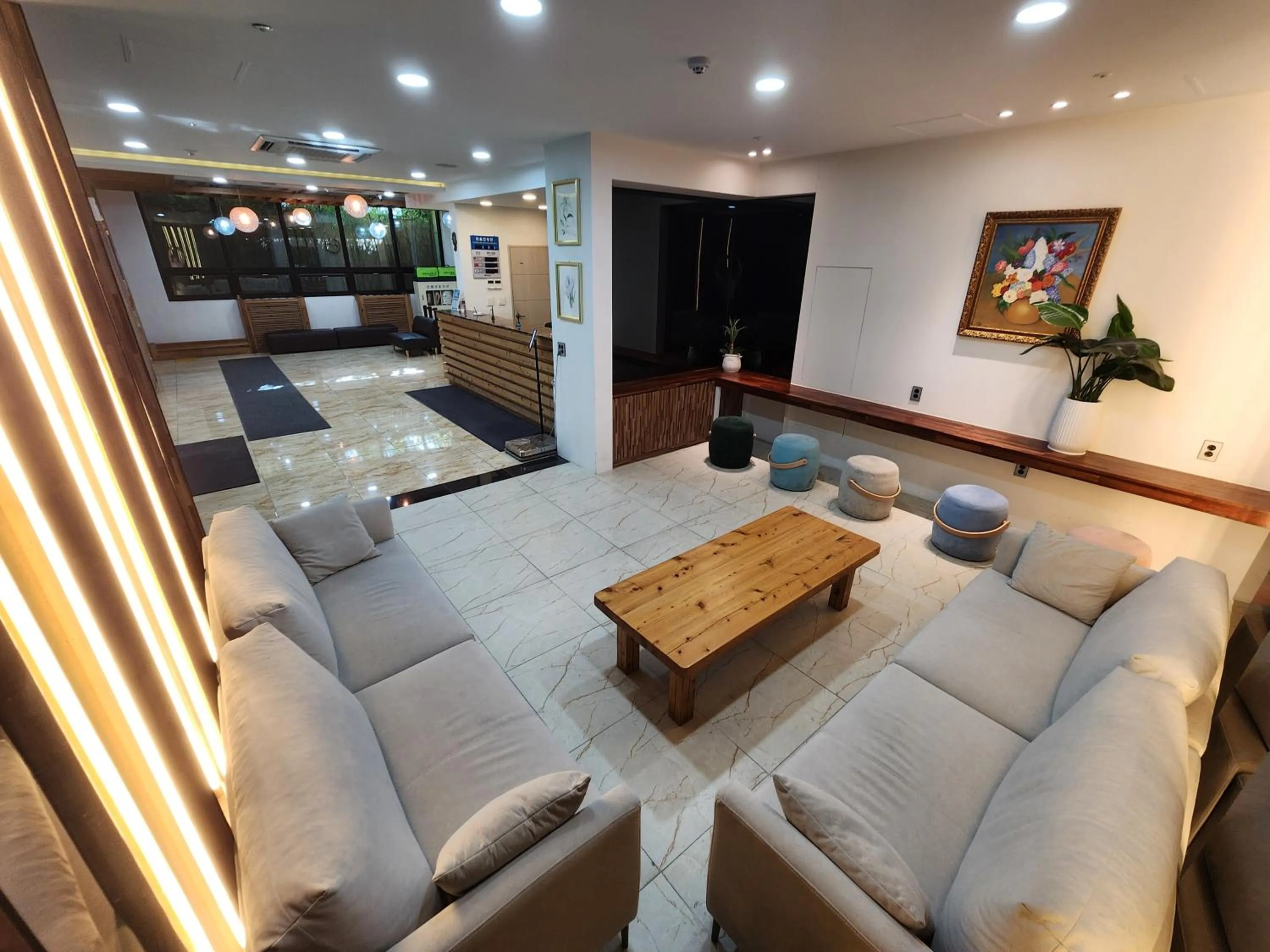 Lobby or reception in Hotel Haema