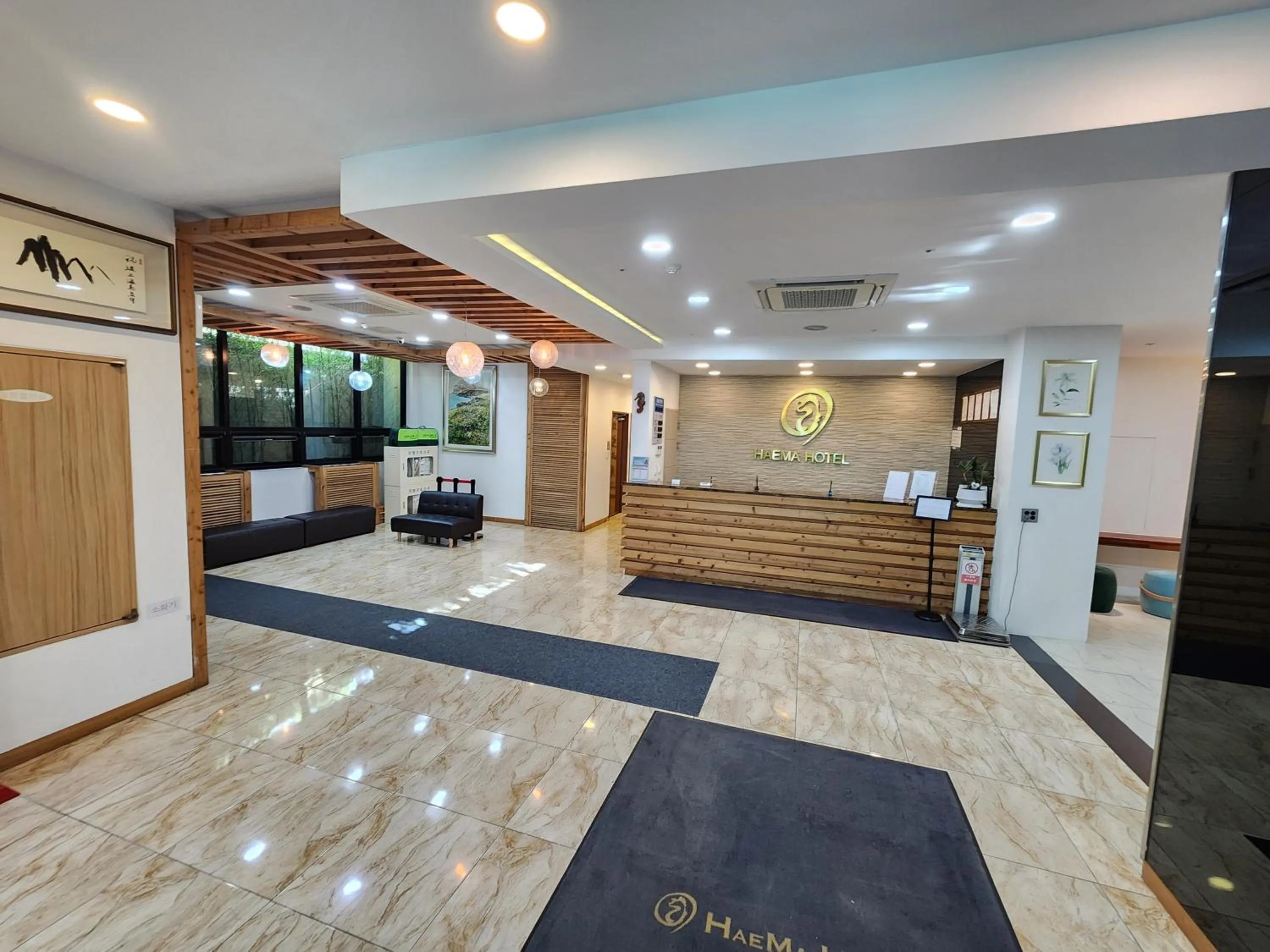 Lobby or reception in Hotel Haema