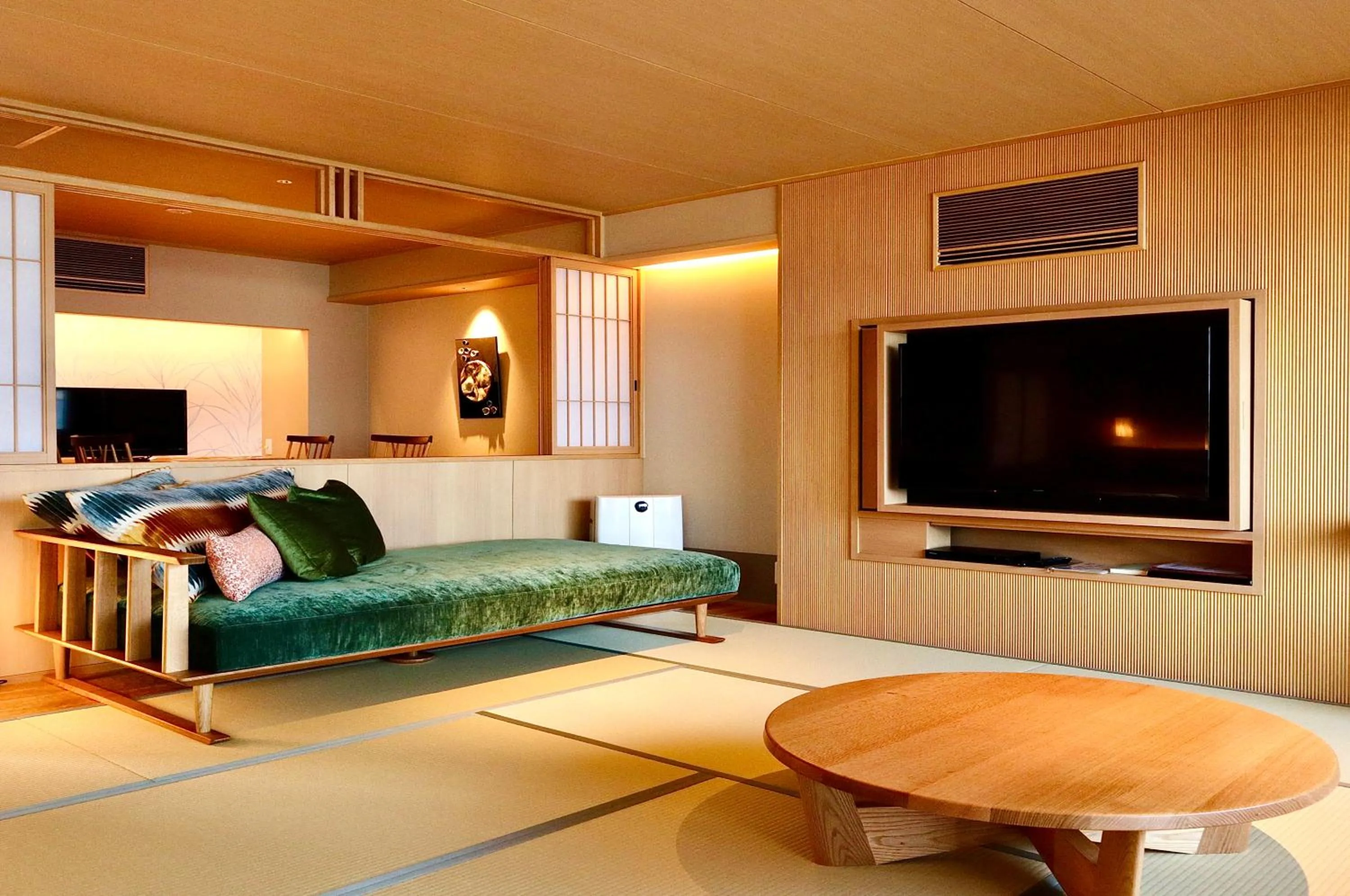 Living room in Sun Urashima Yuki no Sato