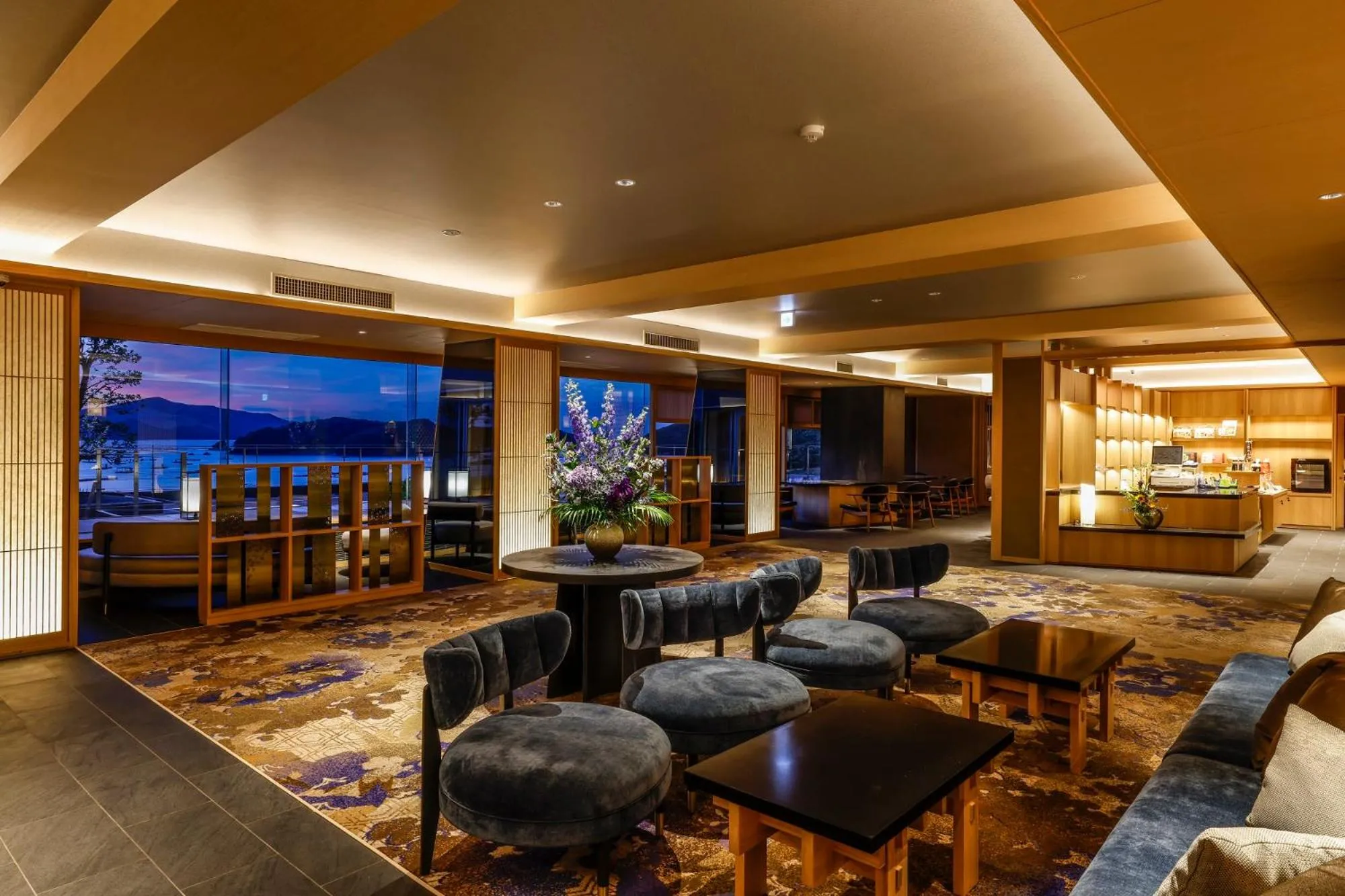 Lobby or reception in Sun Urashima Yuki no Sato