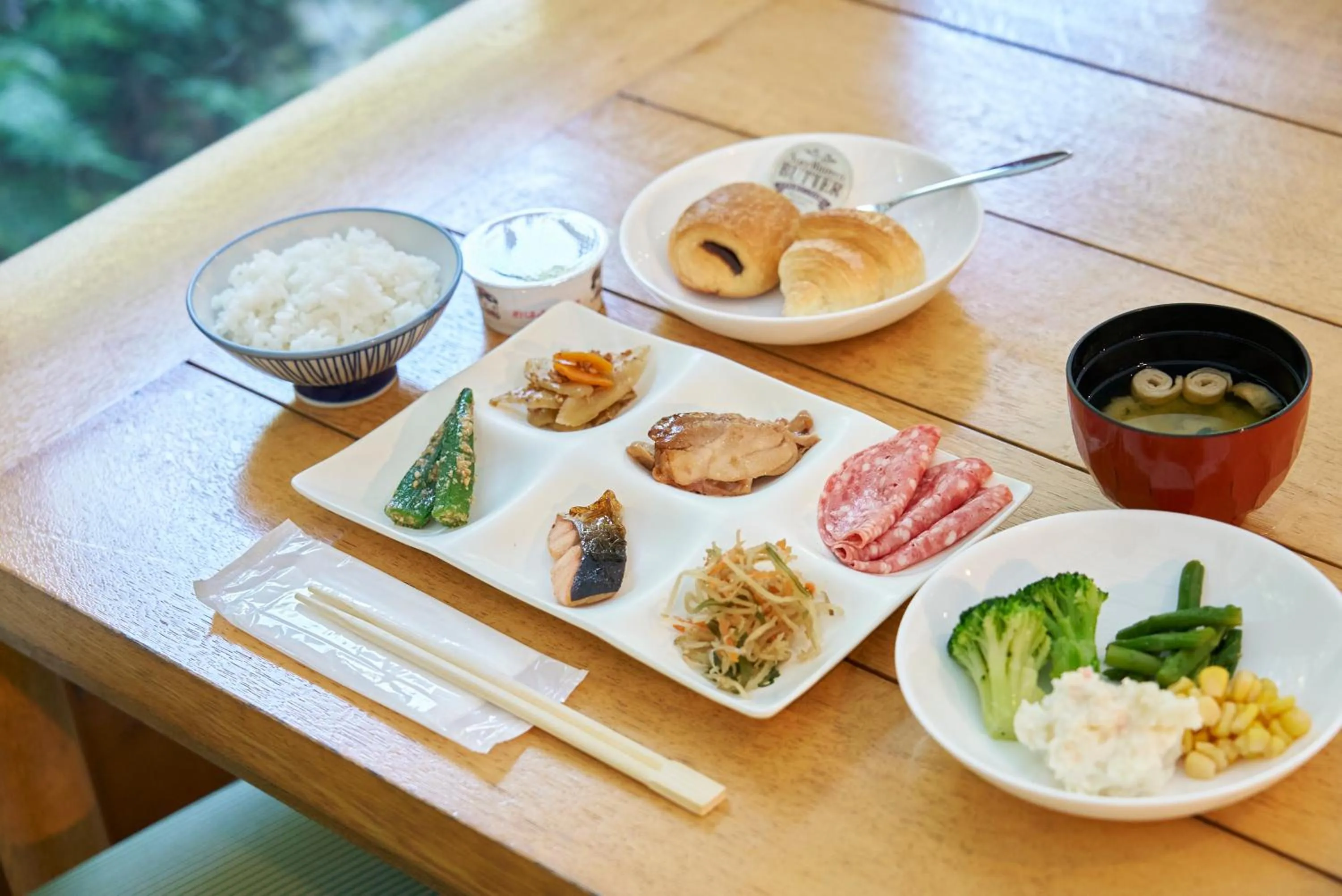 Breakfast in Hakone Yumoto hotel