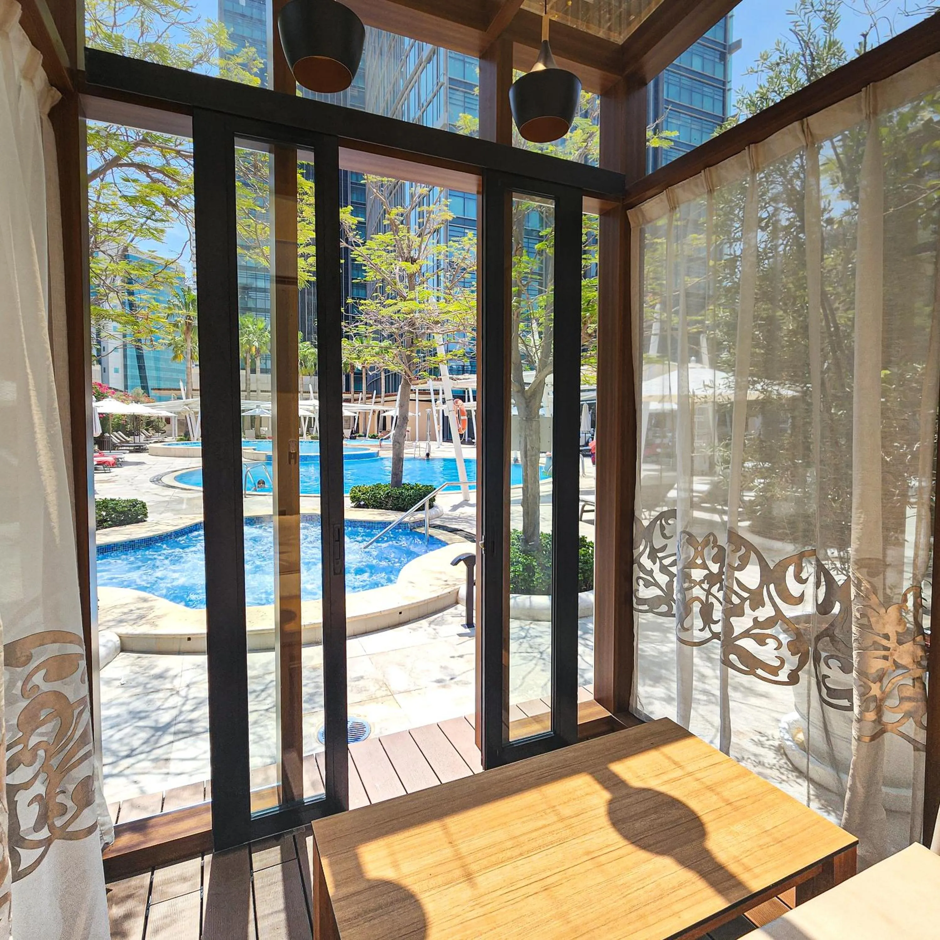 Swimming pool in City Centre Rotana Doha