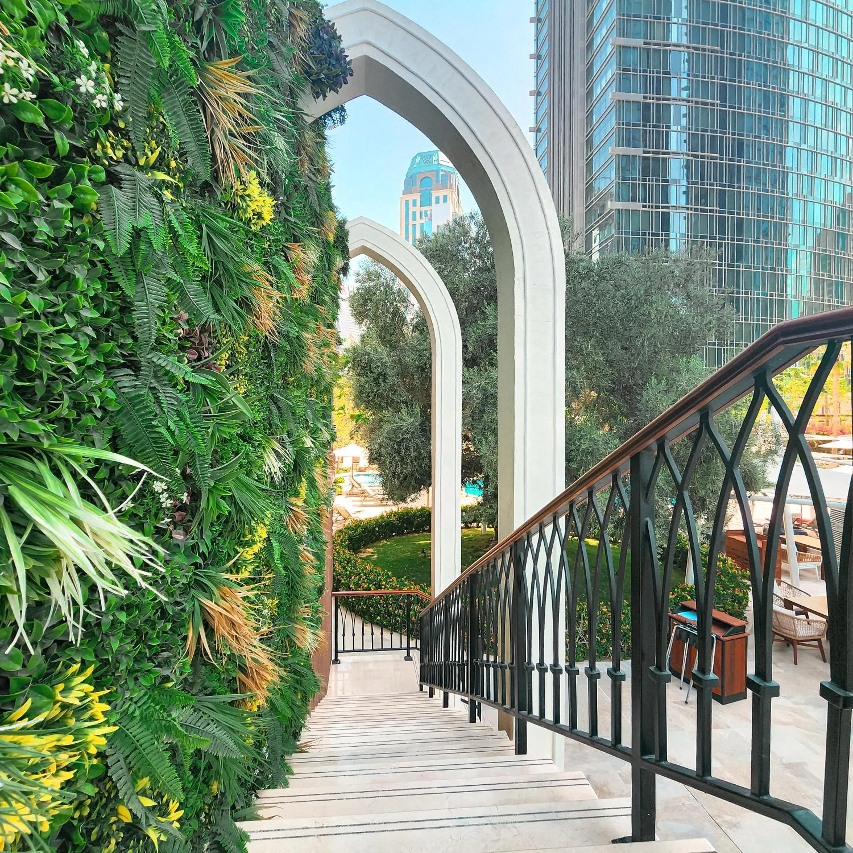 Balcony/Terrace in City Centre Rotana Doha