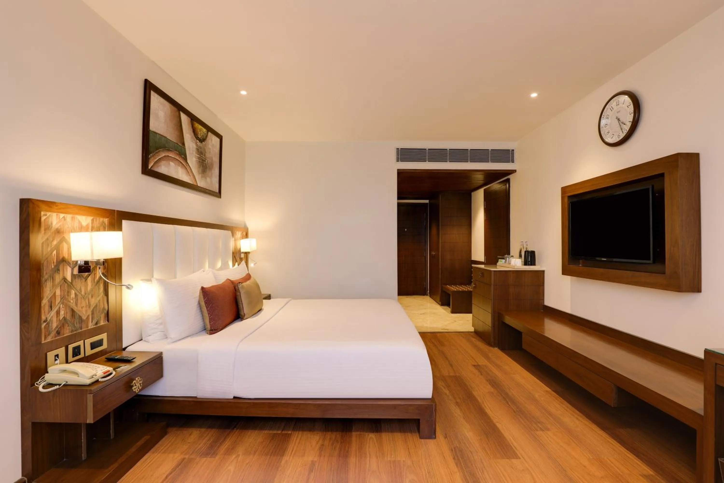 Bed in Saura Hotel, Agra - A Club Mahindra Associate