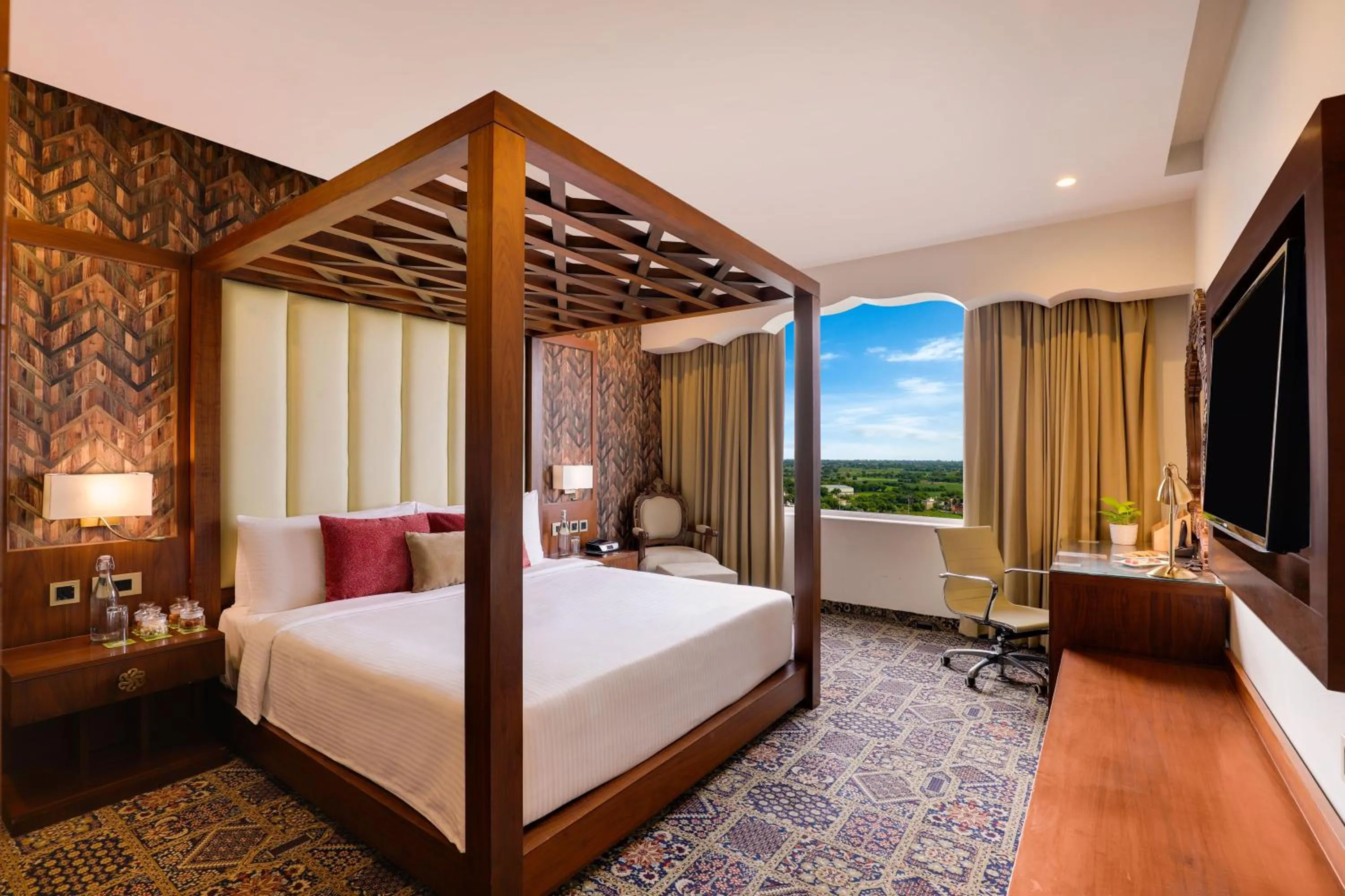 Bed in Saura Hotel, Agra - A Club Mahindra Associate
