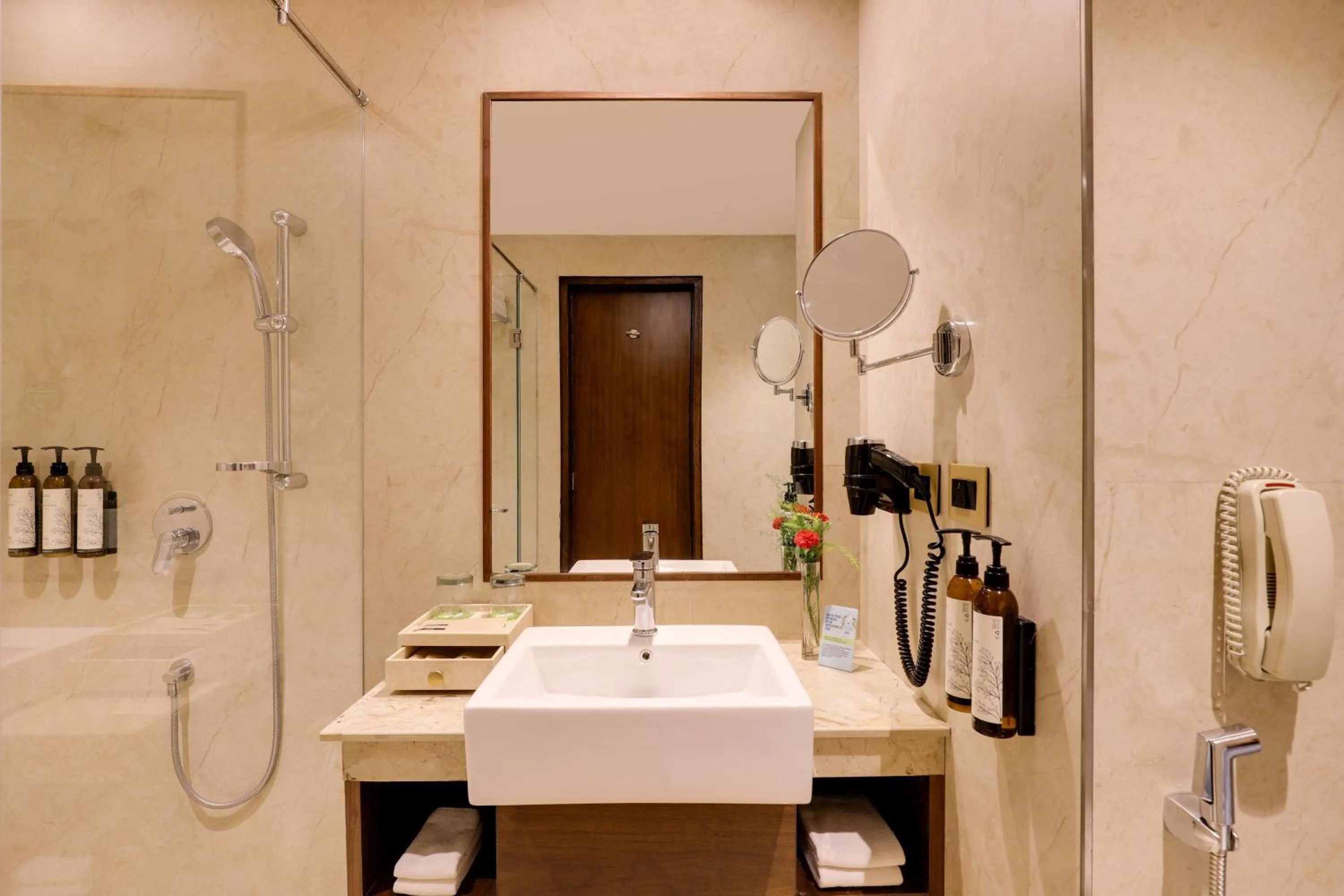 Bathroom in Saura Hotel, Agra - A Club Mahindra Associate