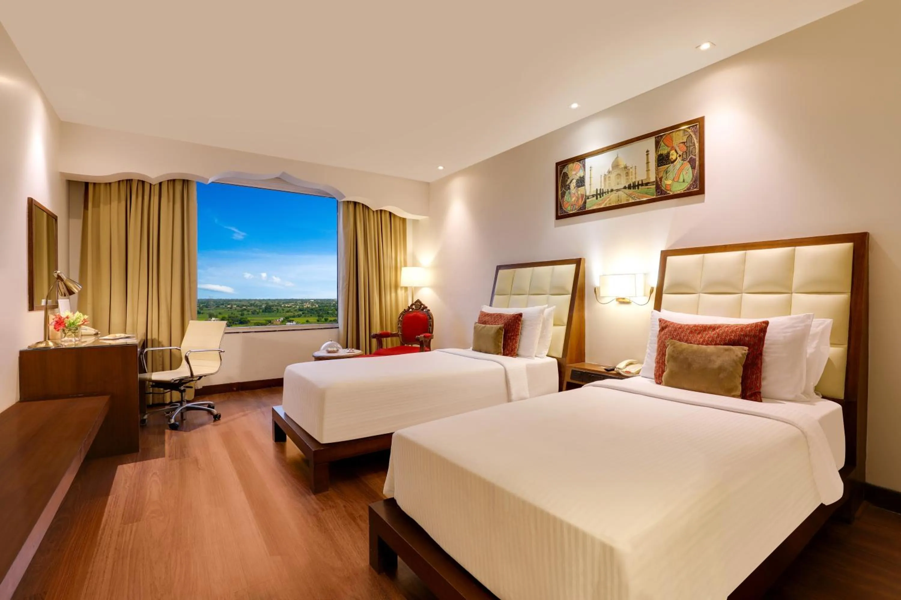 Bed in Saura Hotel, Agra - A Club Mahindra Associate