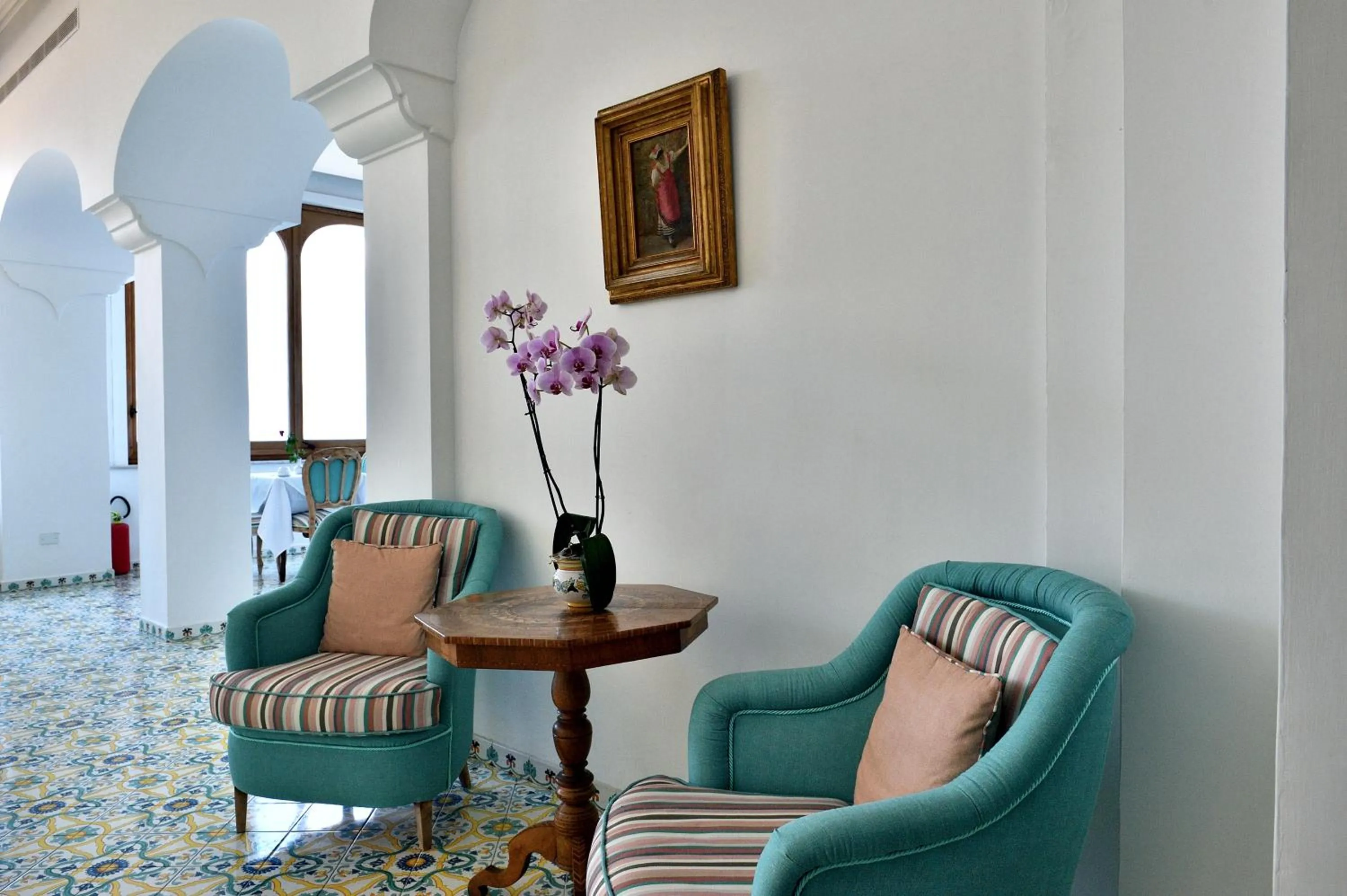 Decorative detail in Hotel La Tonnarella