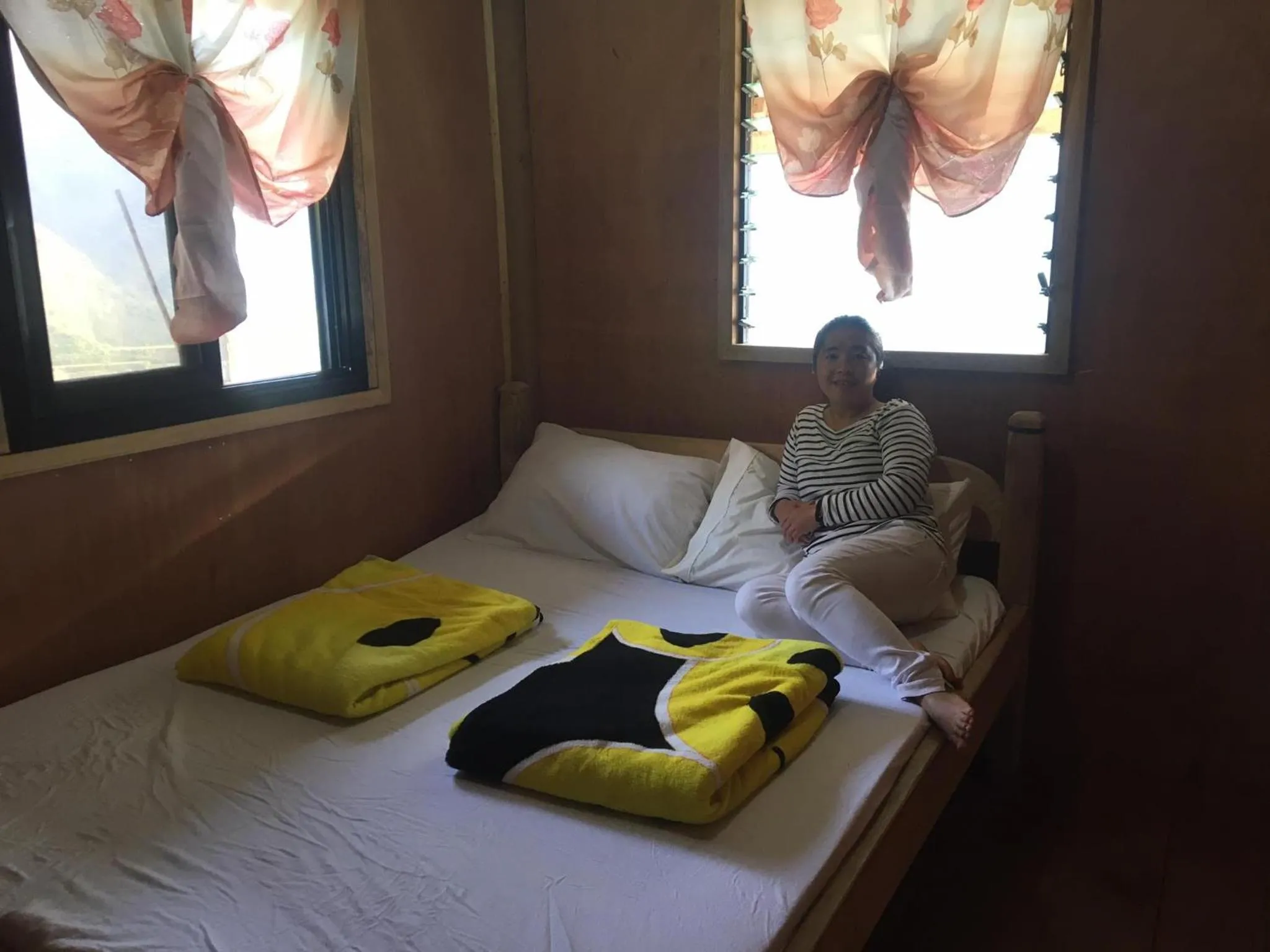 Bed in Batad Transient House