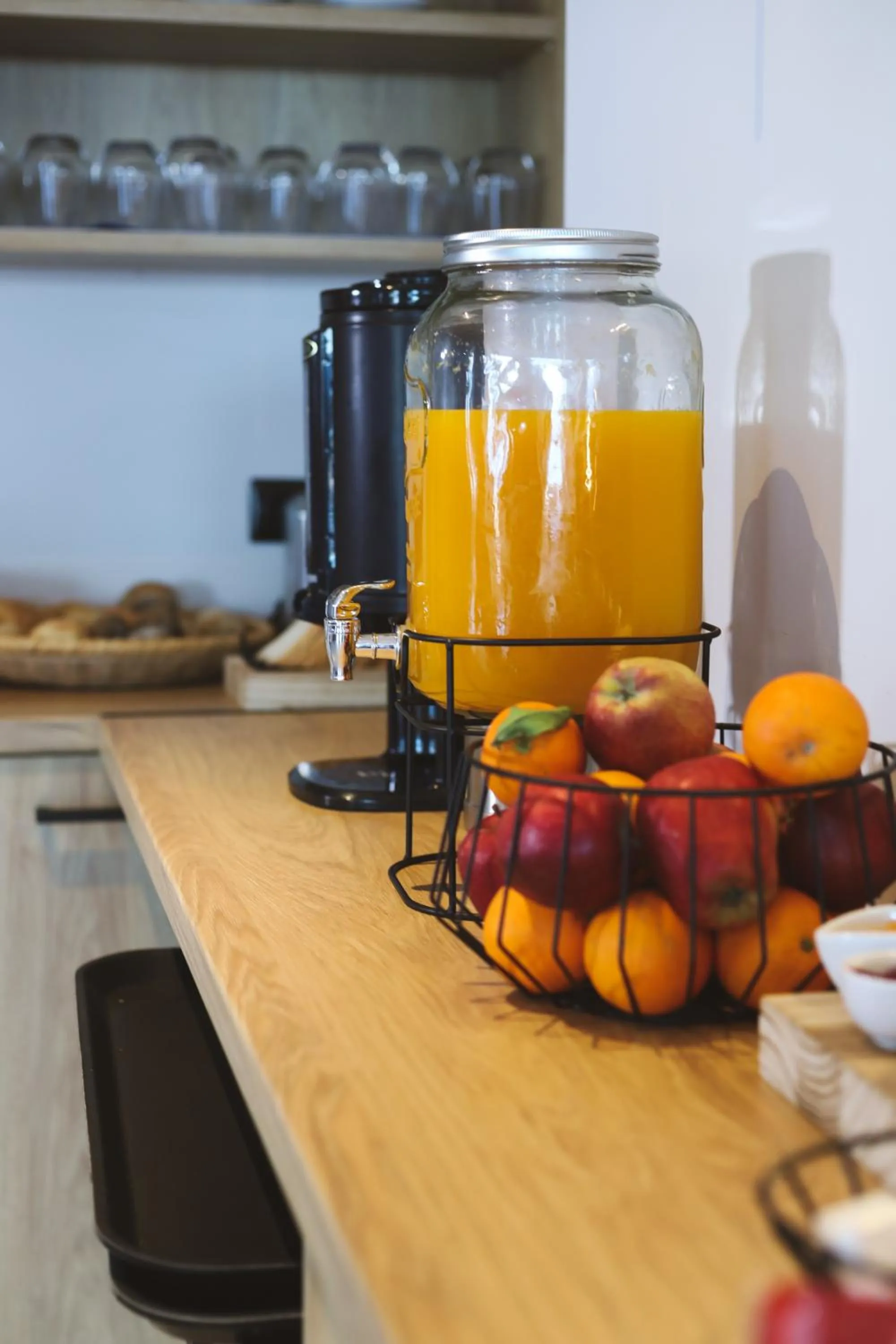 Continental breakfast in LIMNI Boutique Experience Evia