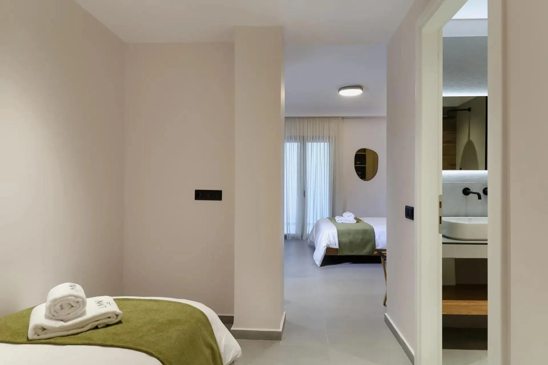 Photo of the whole room, Bed in LIMNI Boutique Experience Evia