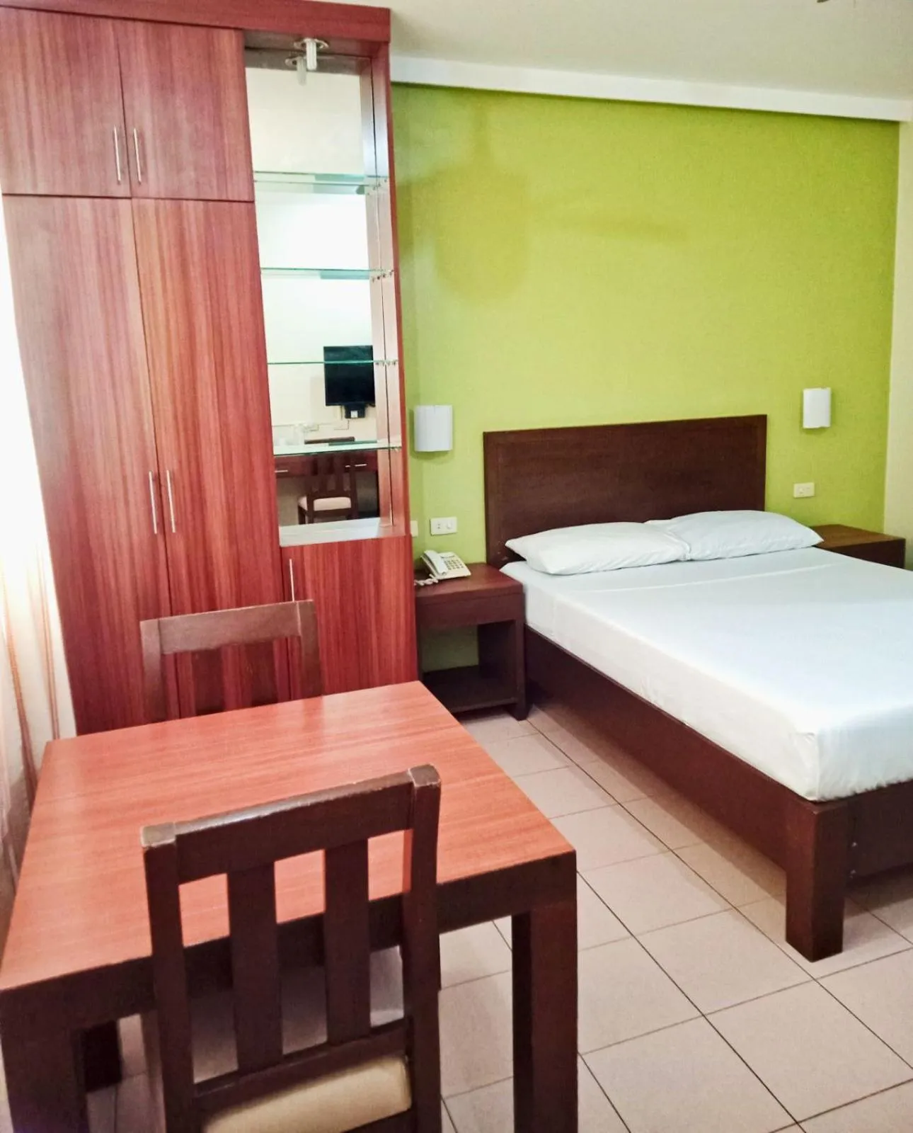 Bed in Joyce Apartelle Mandaluyong
