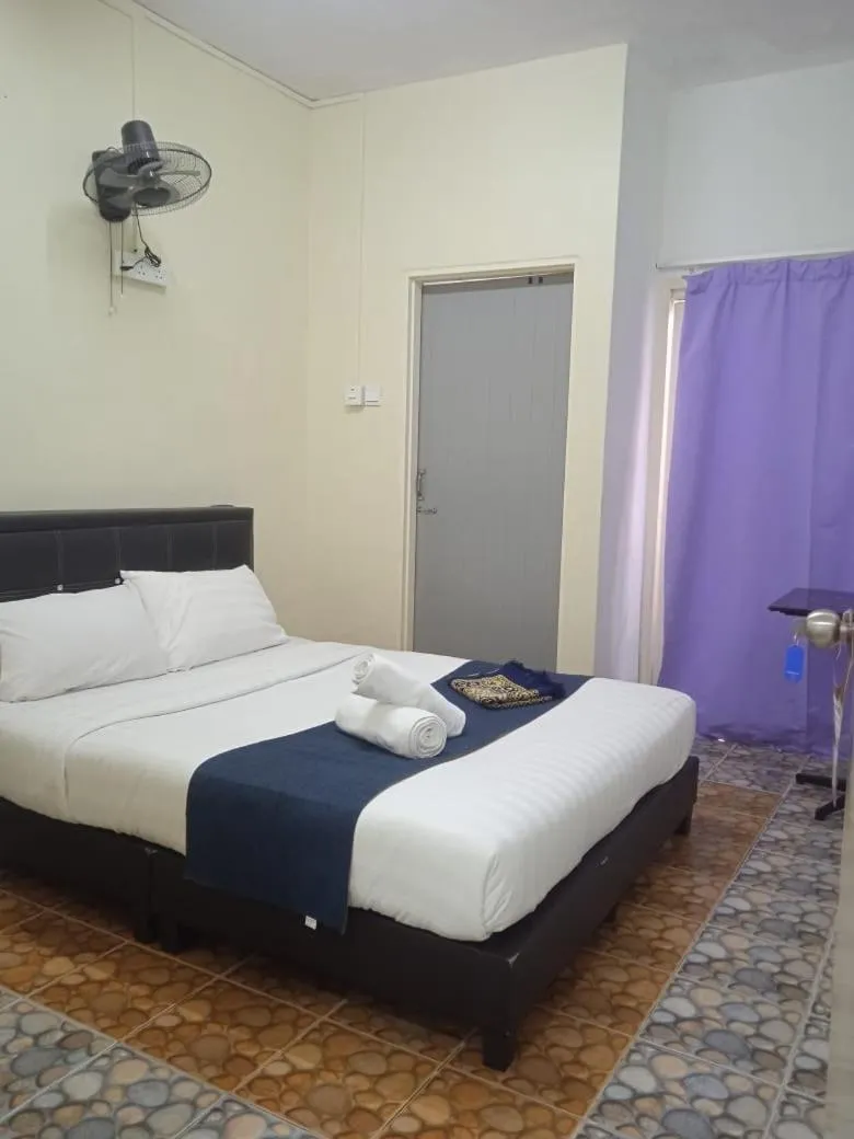 Bed in Cool view budget hotel