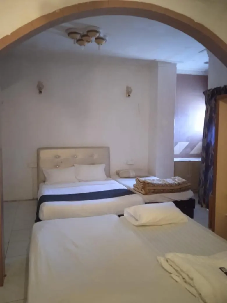 Bed in Cool view budget hotel