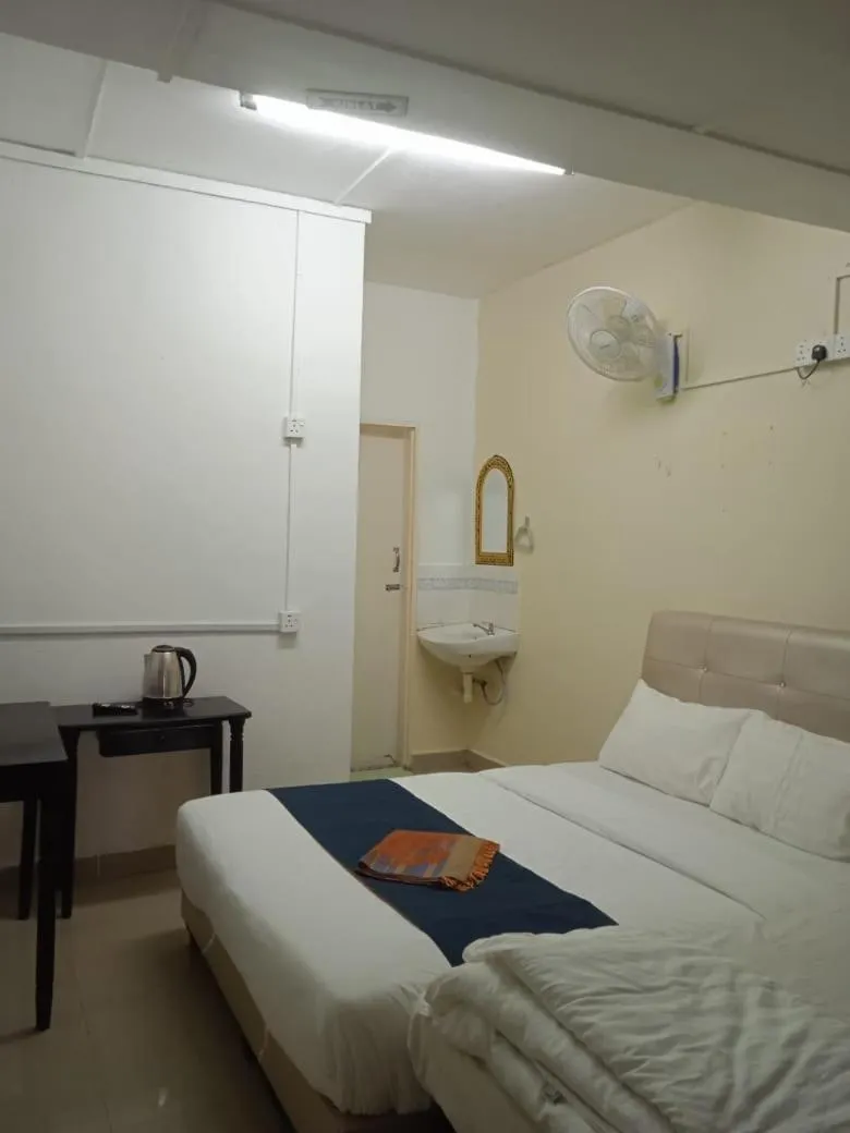 Bed in Cool view budget hotel