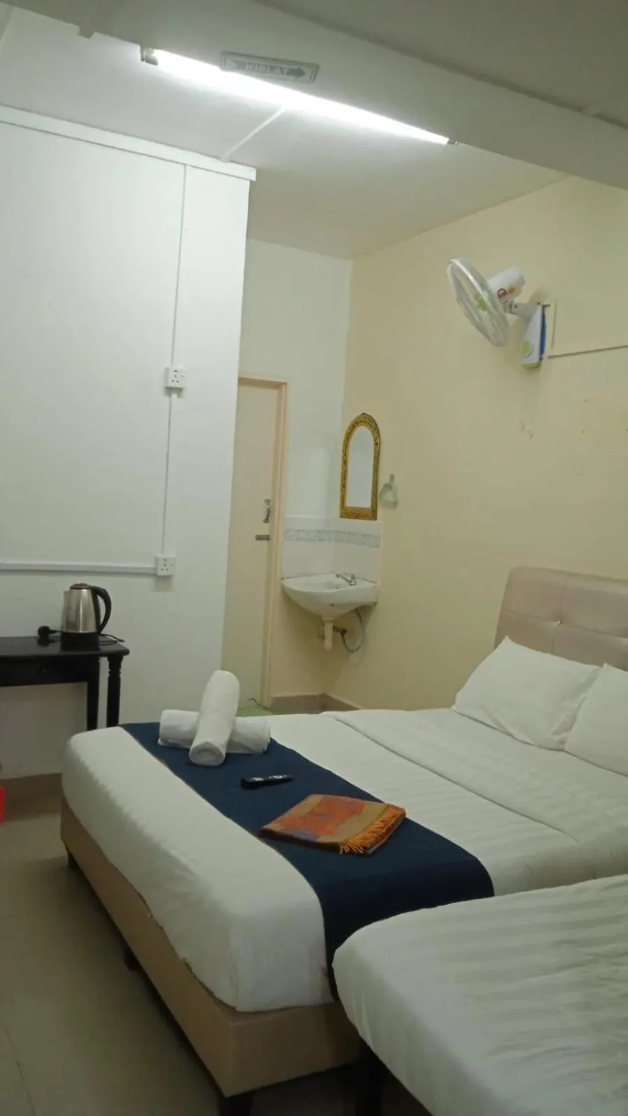 Bed in Cool view budget hotel