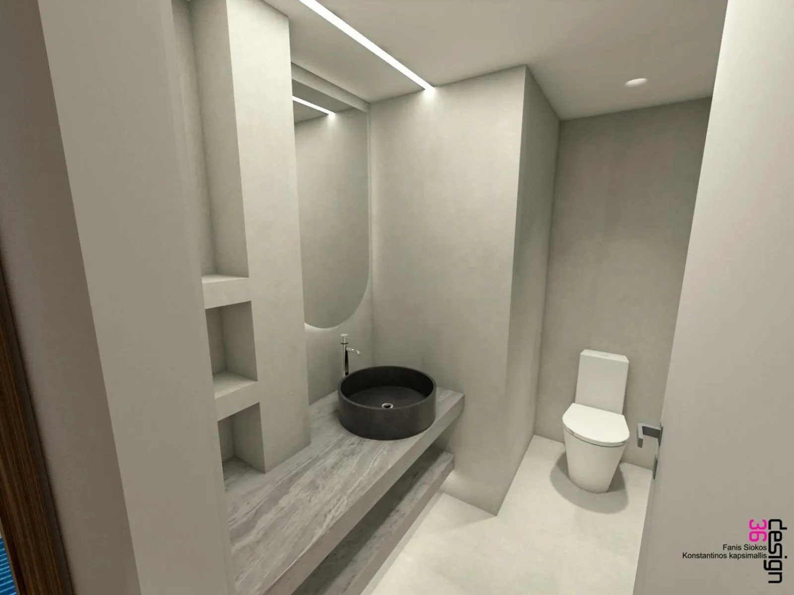 Bathroom in Zein Boutique Athens hotel