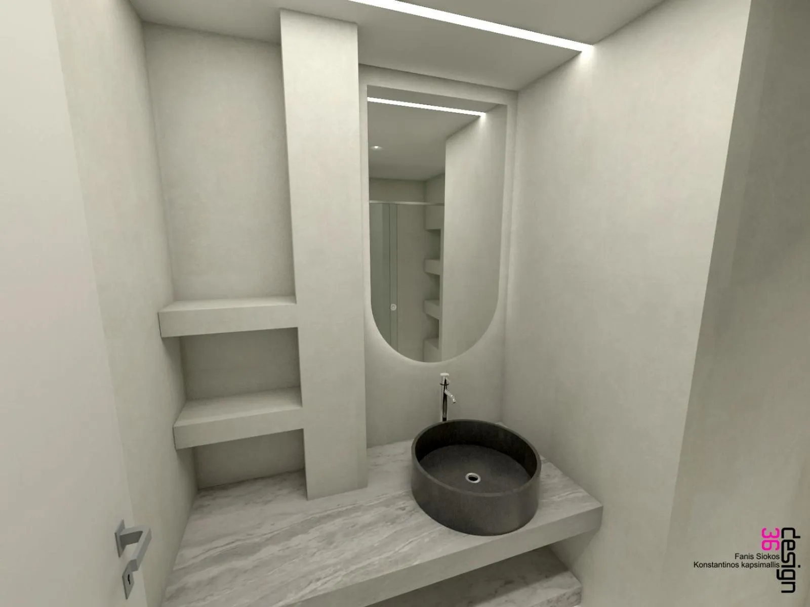 Bathroom in Zein Boutique Athens hotel