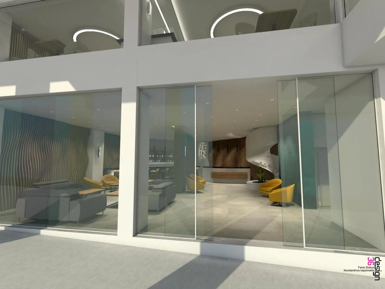 Property building in Zein Boutique Athens hotel