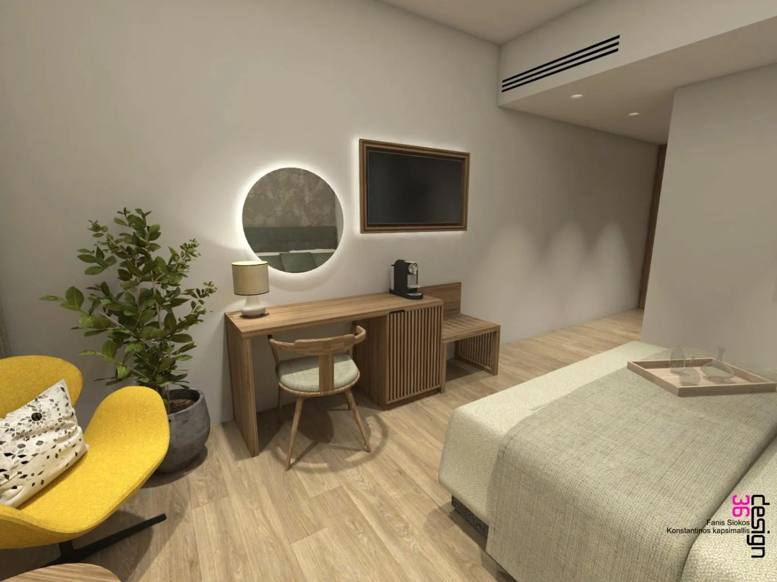 TV and multimedia in Zein Boutique Athens hotel