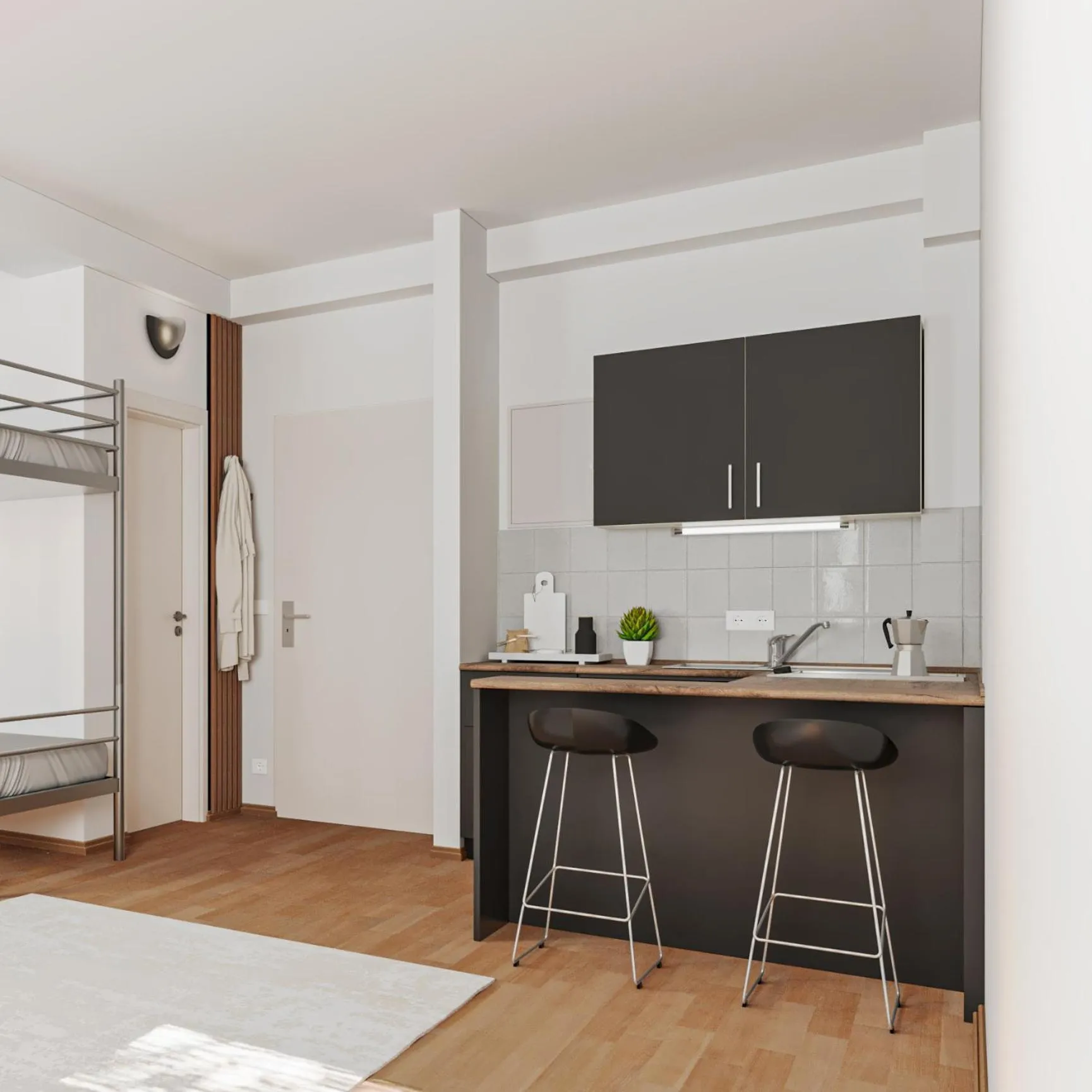 Kitchen or kitchenette in WzW Apartments - Wohnraum zum Wohlfühlen