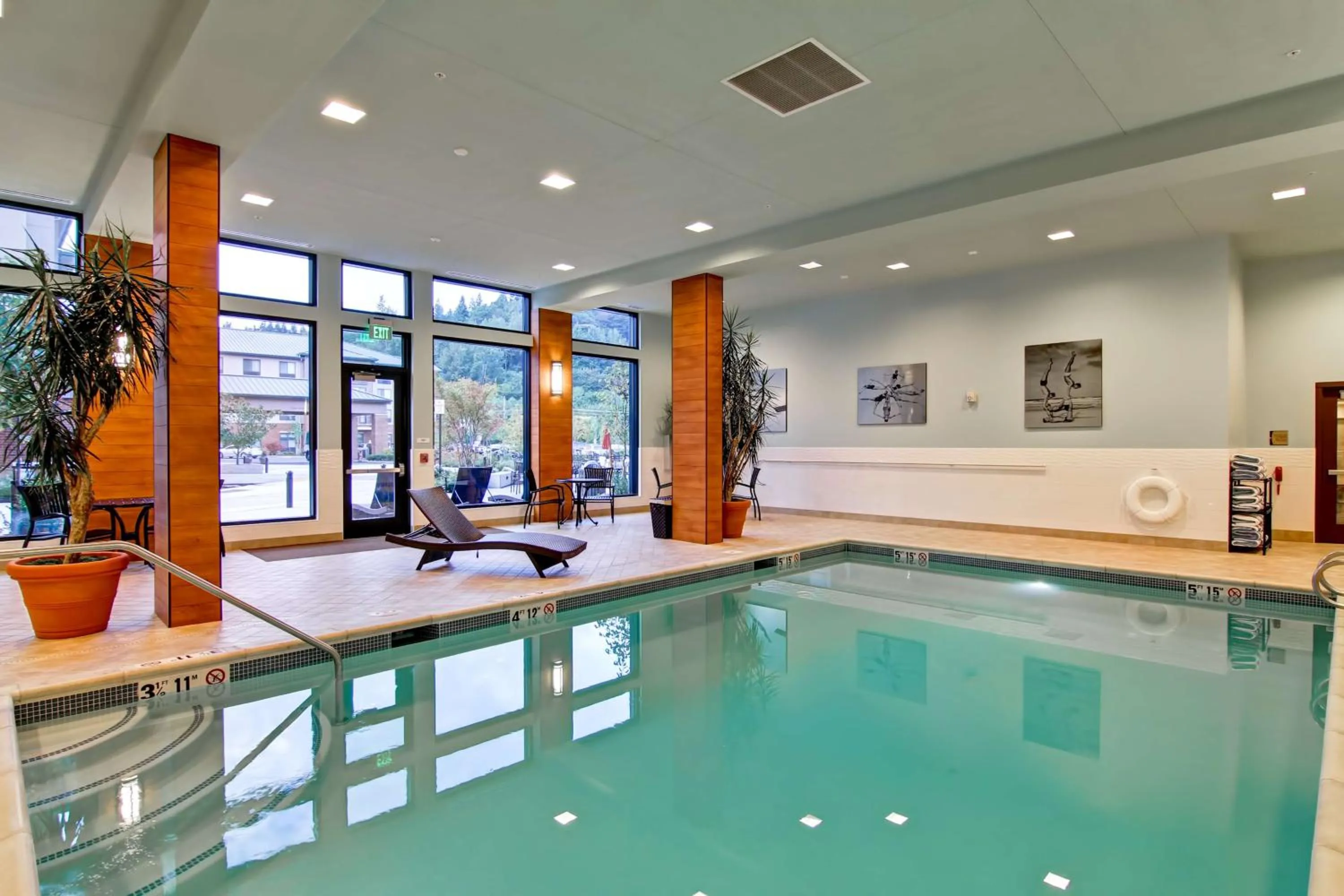 Pool view in Homewood Suites by Hilton Seattle-Issaquah