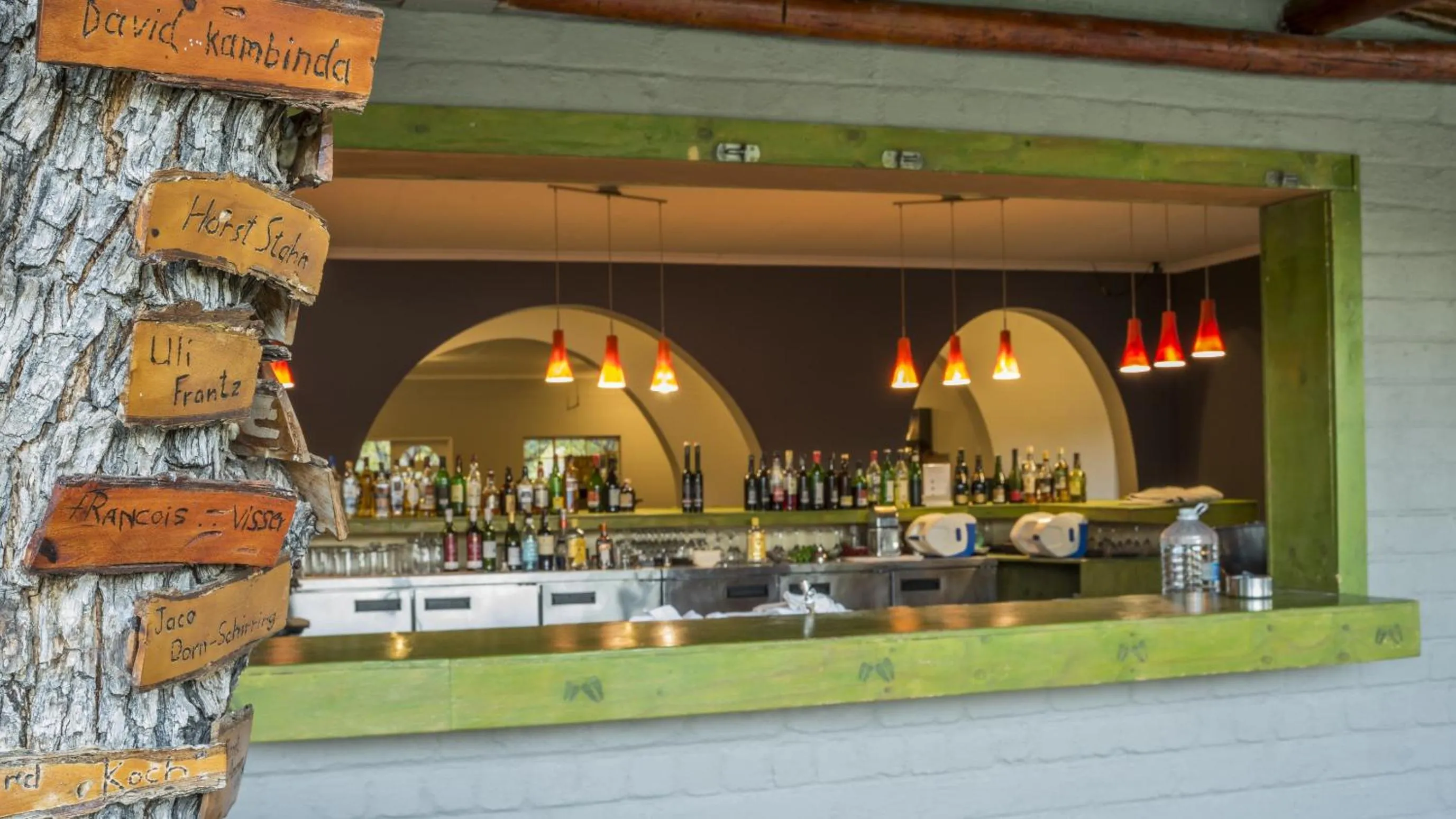 Lounge or bar in Gondwana Damara Mopane Lodge