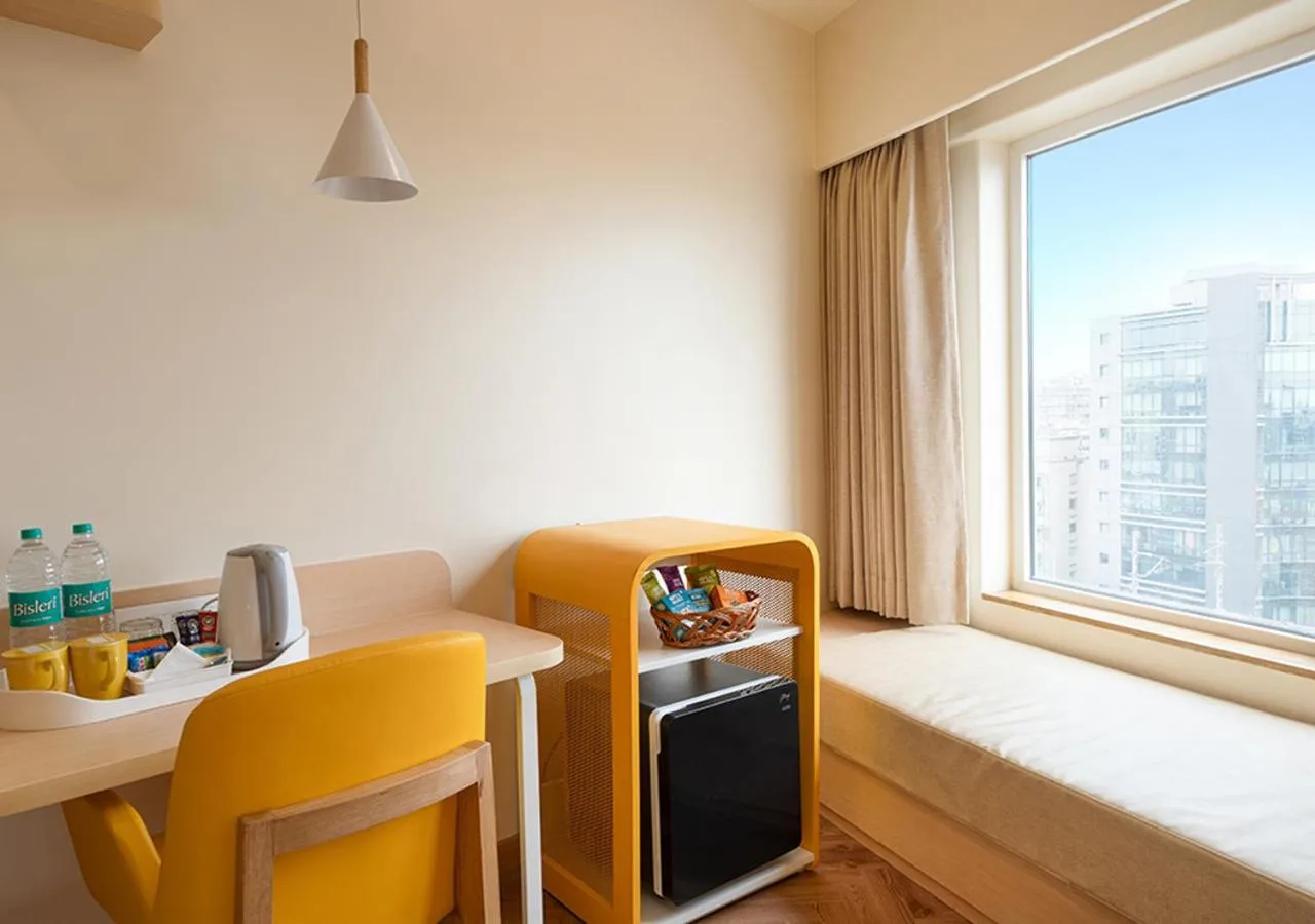 Bedroom, Bed in Bloom Hub l WEH Andheri