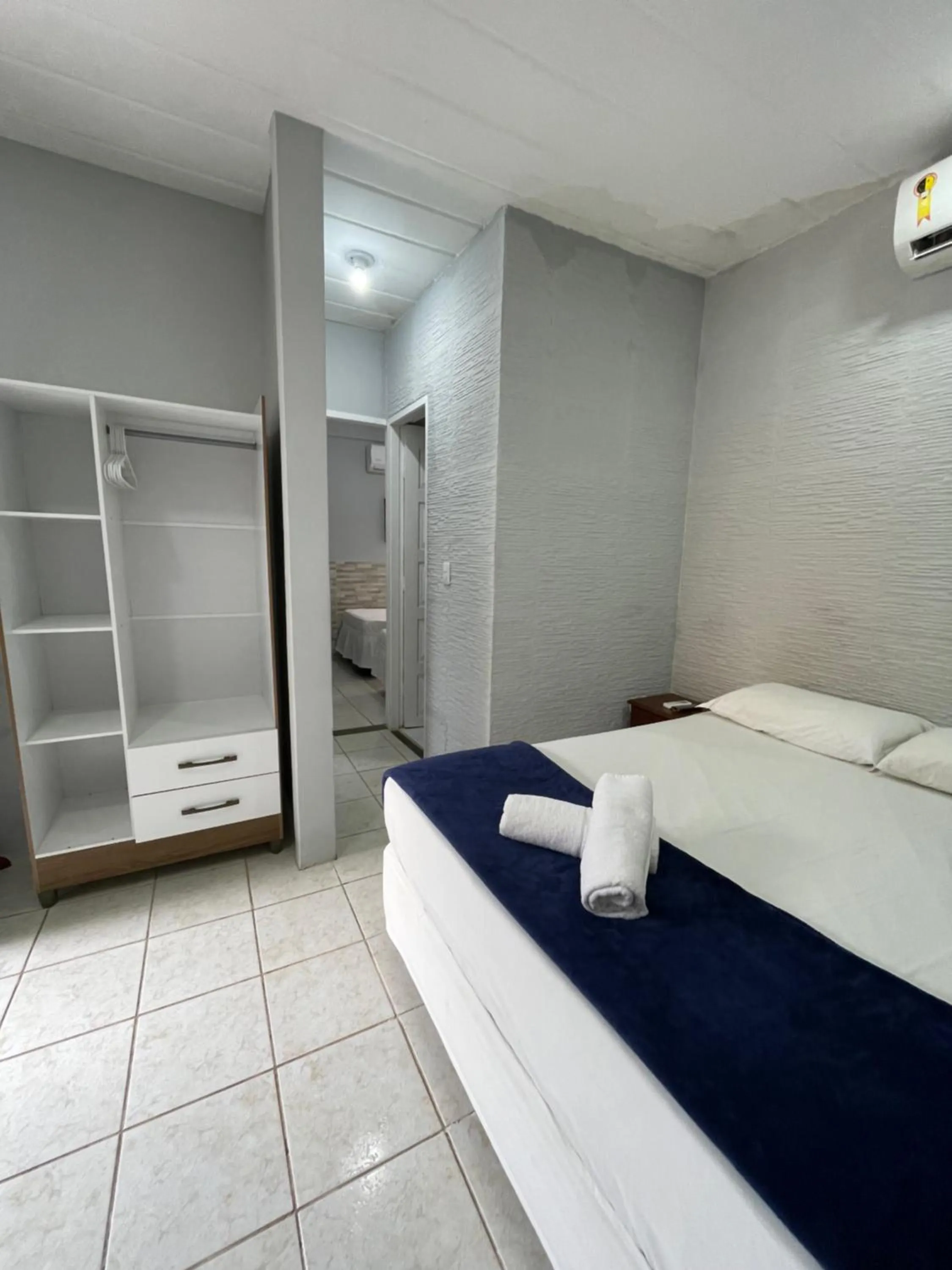 Bed in Pousada Girassol