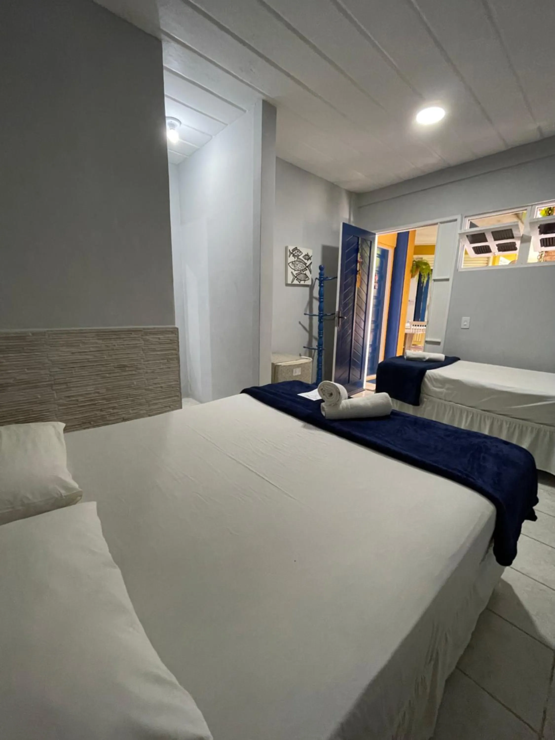 Bed in Pousada Girassol